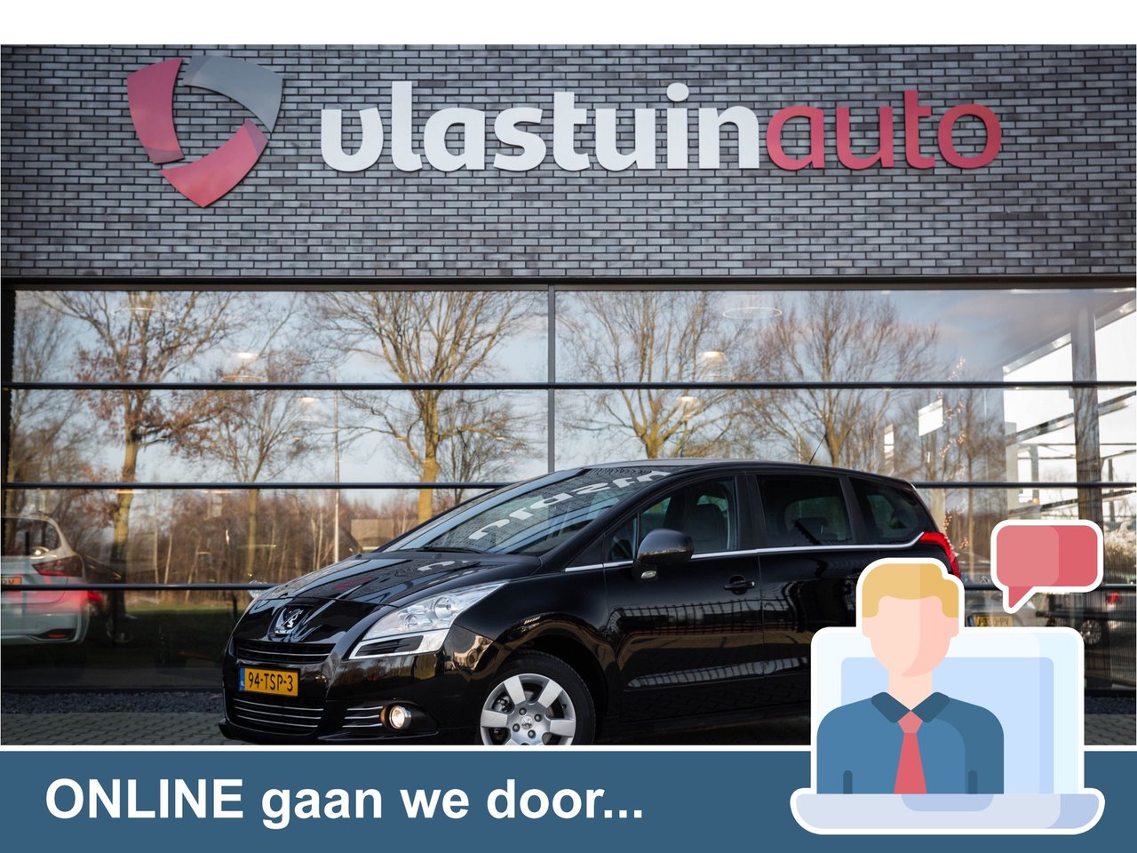 Peugeot 5008 1.6 VTi B. Lease 7p. 2012 - voorkant