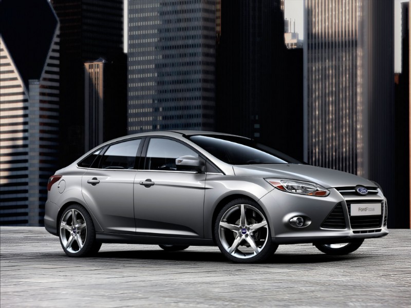 Ford Focus 1.0 EcoB. Lease Ti. 2013 - voorkant