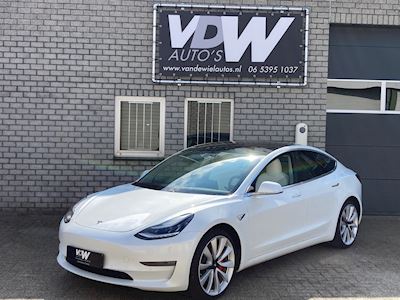 Tesla Model 3 Performance AWD 75 kWh 2019 - voorkant
