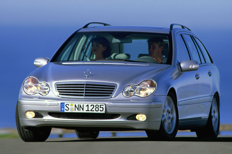 Mercedes-Benz C-klasse Combi 180 K. Elegance 2004 - voorkant