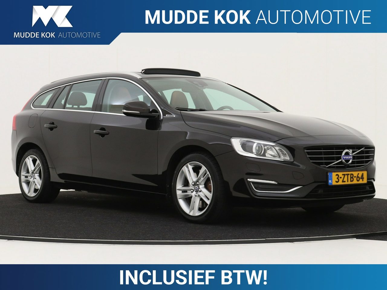Volvo V60 2.4 D6 AWD Pl.i Sum. 2015 - voorkant