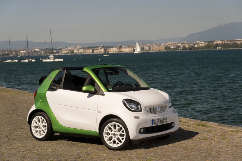 Smart Fortwo Cabrio electric dr. passion 2017 - voorkant