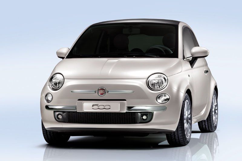 Fiat 500 1.2 Lounge 2008 - voorkant