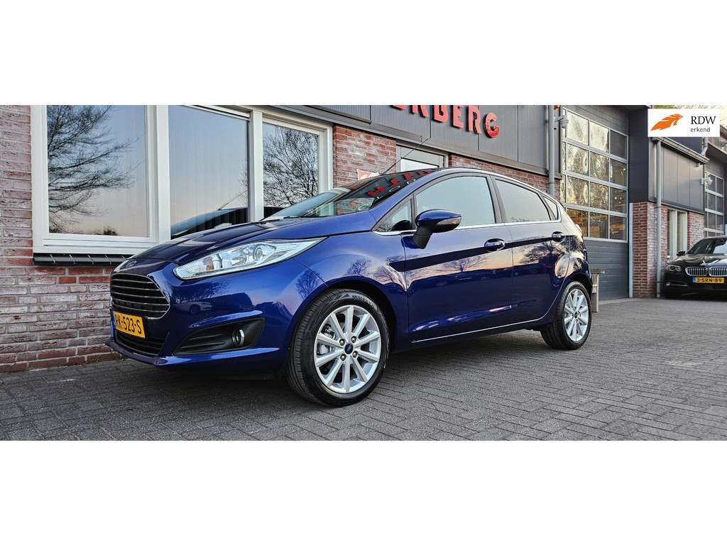Ford Fiesta 1.0 EcoBoost Candy Blue Edition 2017 - voorkant