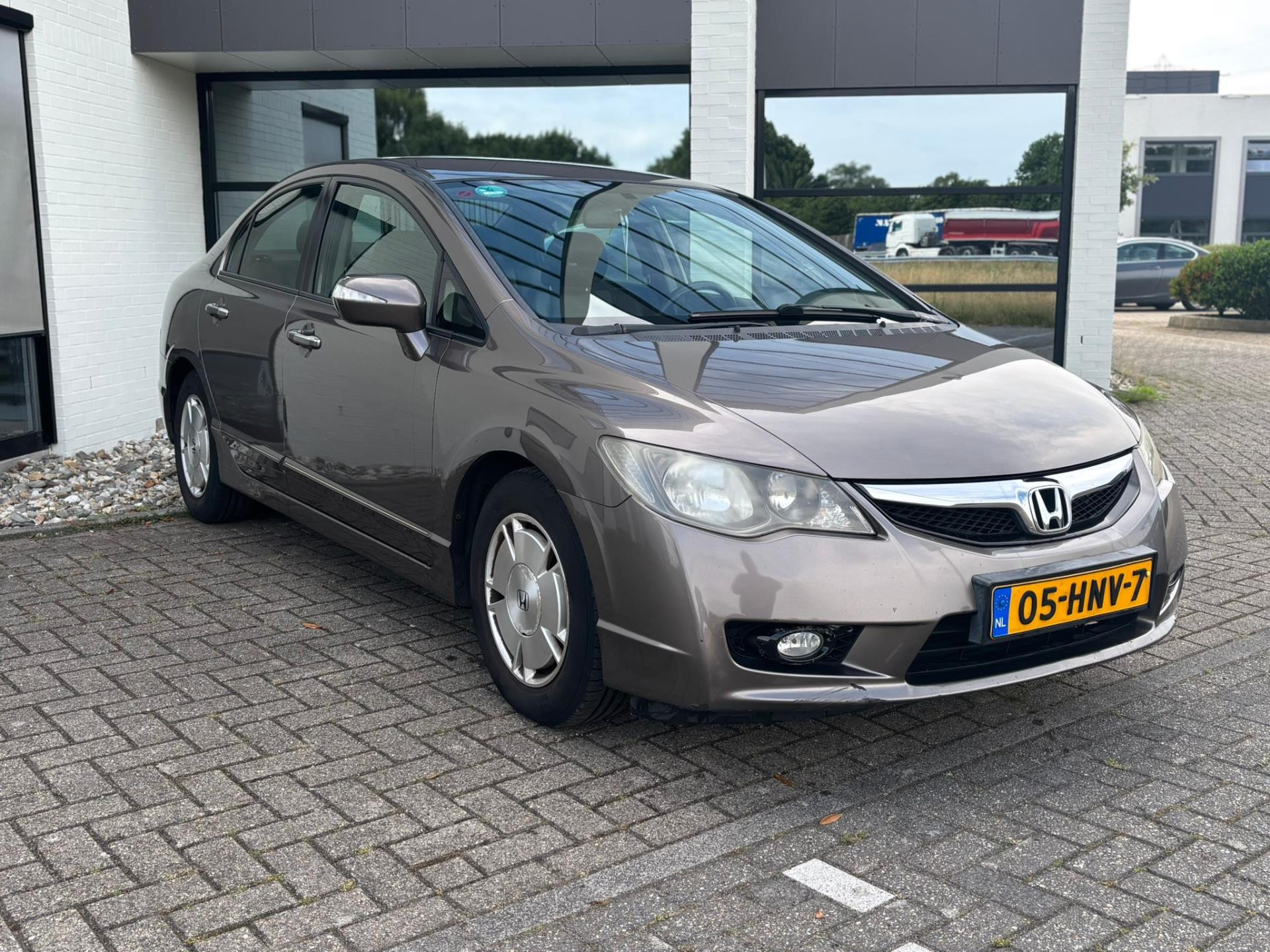 Honda Civic 1.3 Hybrid NWE APK/AIRCO/ELECT RAMEN/LEDER/STOELVERW/NAVI 2009 - voorkant