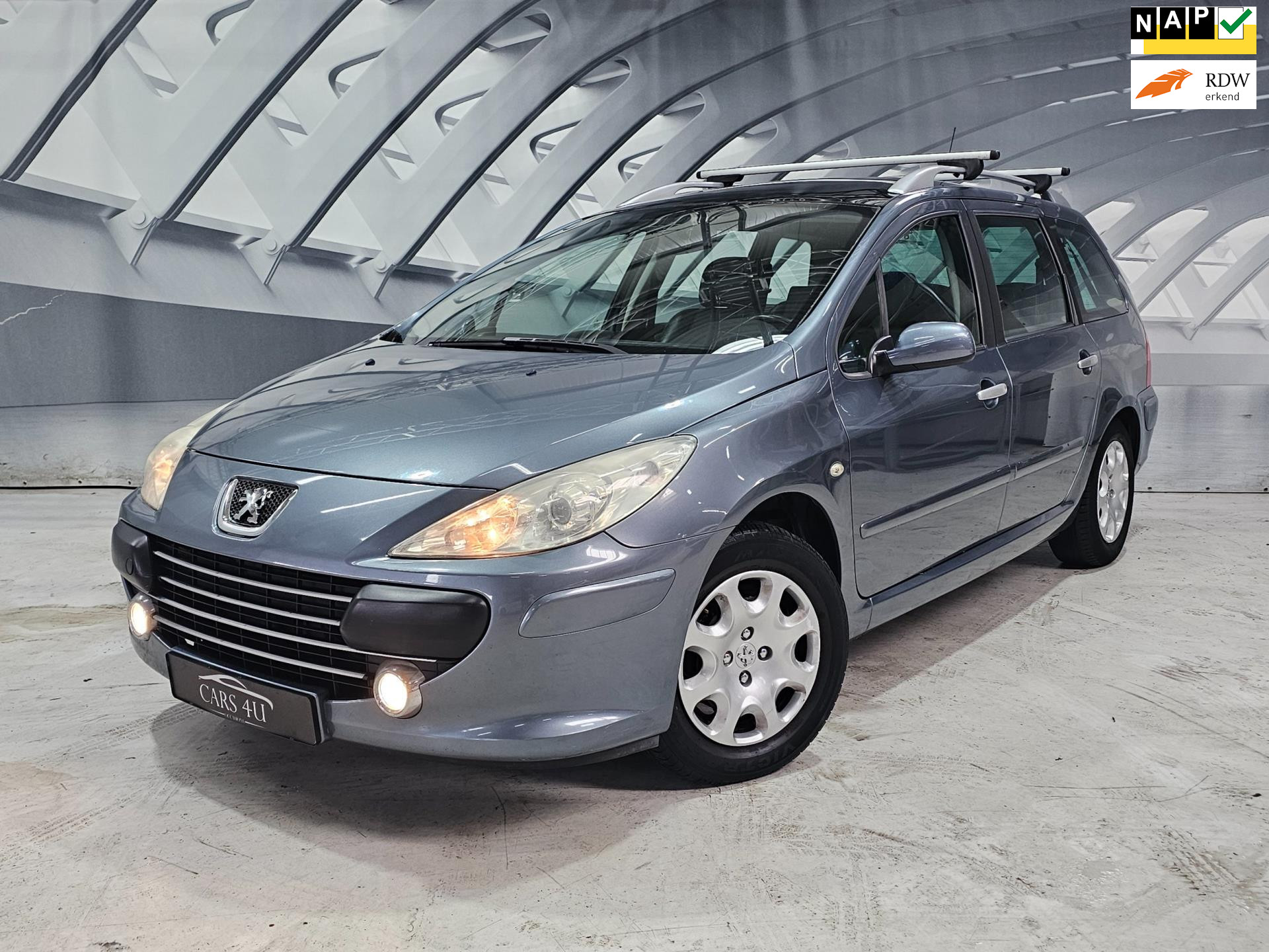 Peugeot 307 SW 1.6-16V Oxygo leer clima trekhaak 2006 - voorkant