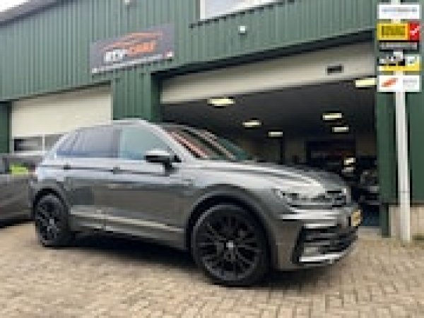 Volkswagen Tiguan 2.0Tdi DSG Grijs Kenteken 3x RLINE 2018 - voorkant