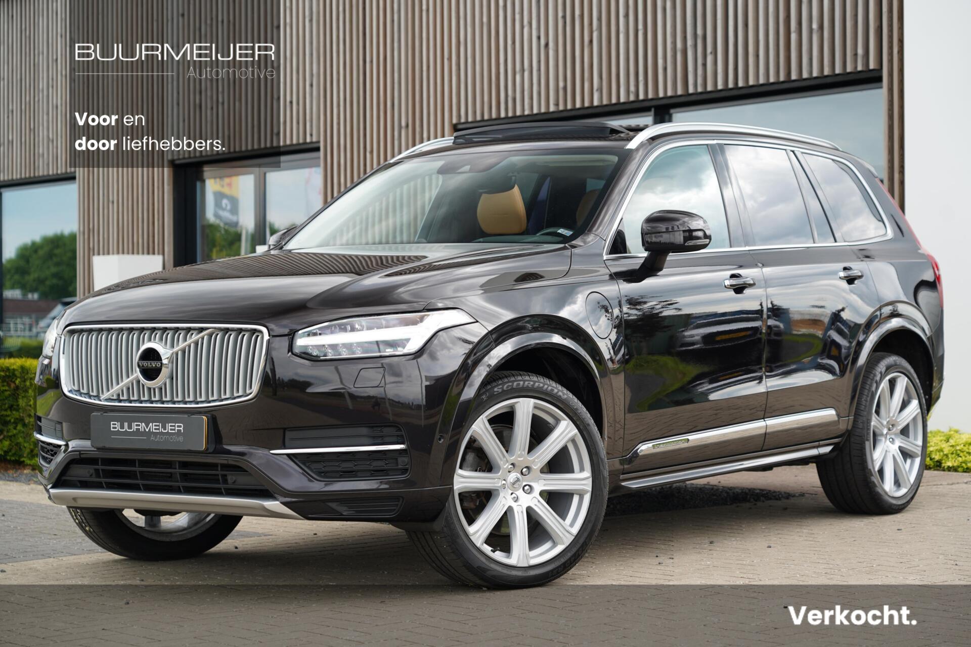 Volvo Xc90 2.0 T8 Twin Engine AWD Inscription - Dealer onderhouden- Bowers & Wilkins - Panoramisch schuif/kanteldak - Luchtvering - Trekhaak - Adaptieve cruise control - Stoelverwarming en ventilatie - Elektrisch verstelbare stoelen - Standkachel 2016 - voorkant