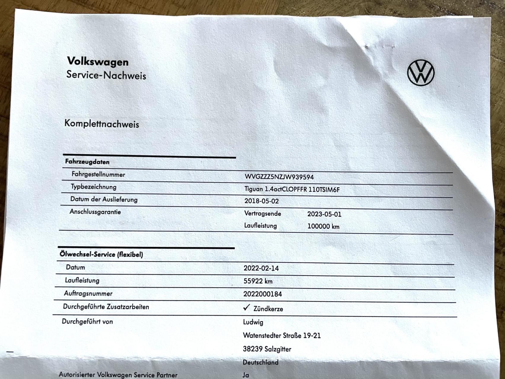 Foto van Volkswagen Tiguan