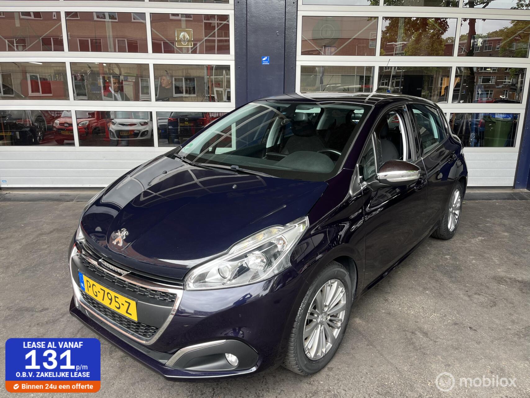 Peugeot 208 1.2 PureTech Blue Lease Executive/NAP/Airco/Navi 2017 - voorkant