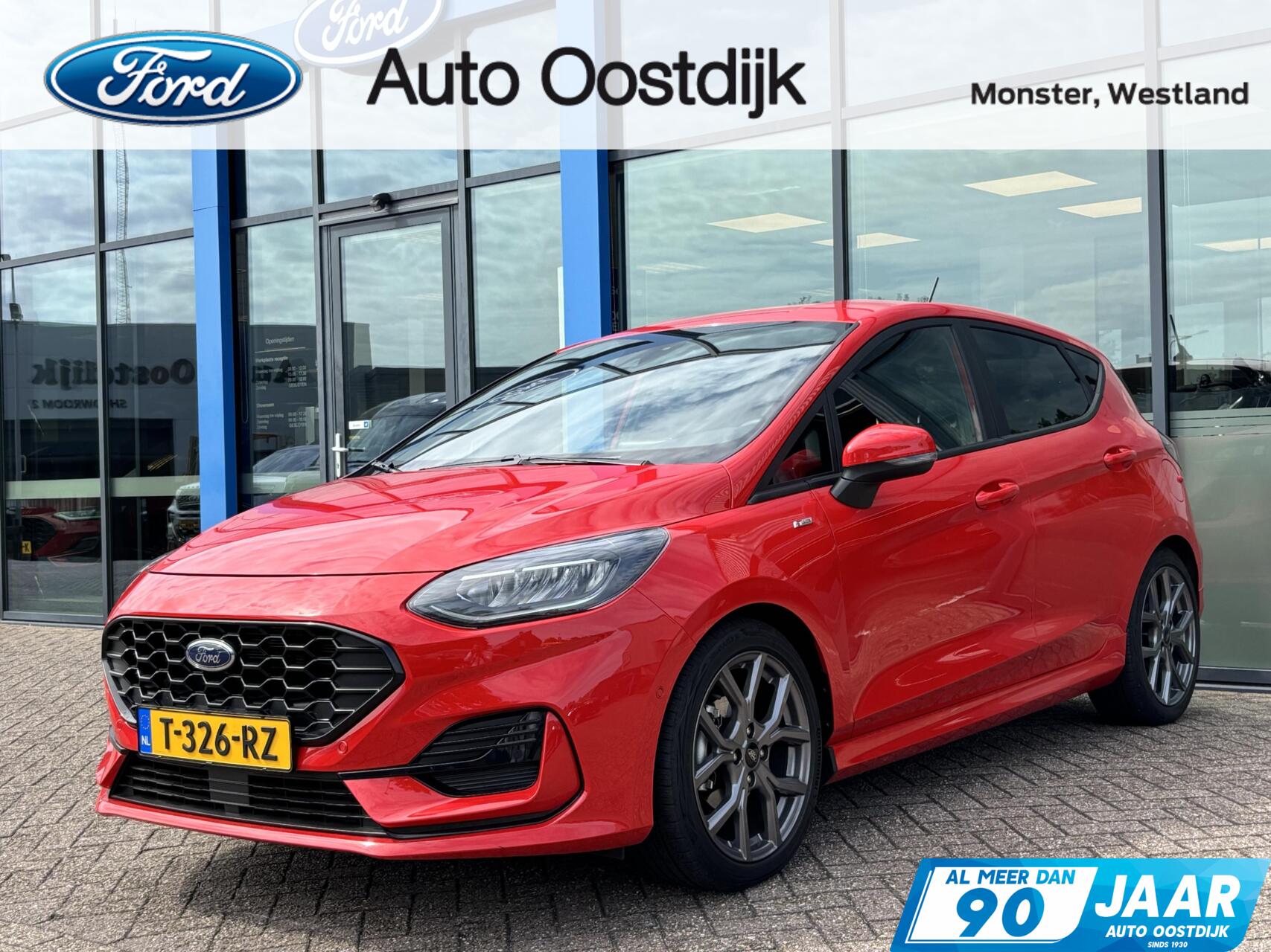 Ford Fiesta 1.0 EcoBoost Hybrid ST-Line X 125PK Camera Digital Dashboard Carplay Climate Navi Cruise Control Parkeersensoren LED *Nieuwstaat* 2023 - voorkant