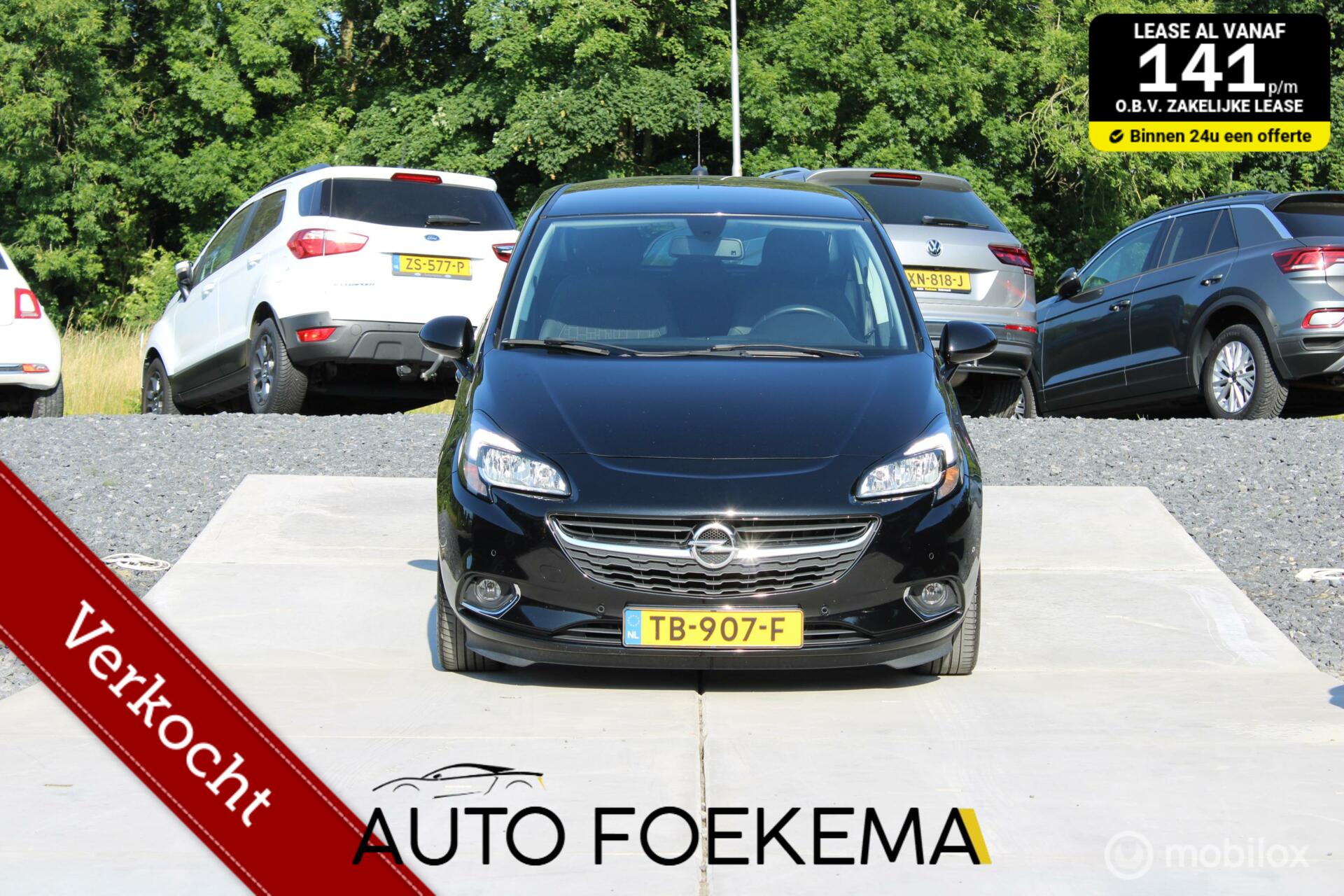 Opel Corsa 1.0 Turbo Innovation CAMERA AIRCO LICHTMETALEN VELGEN 2018 - voorkant