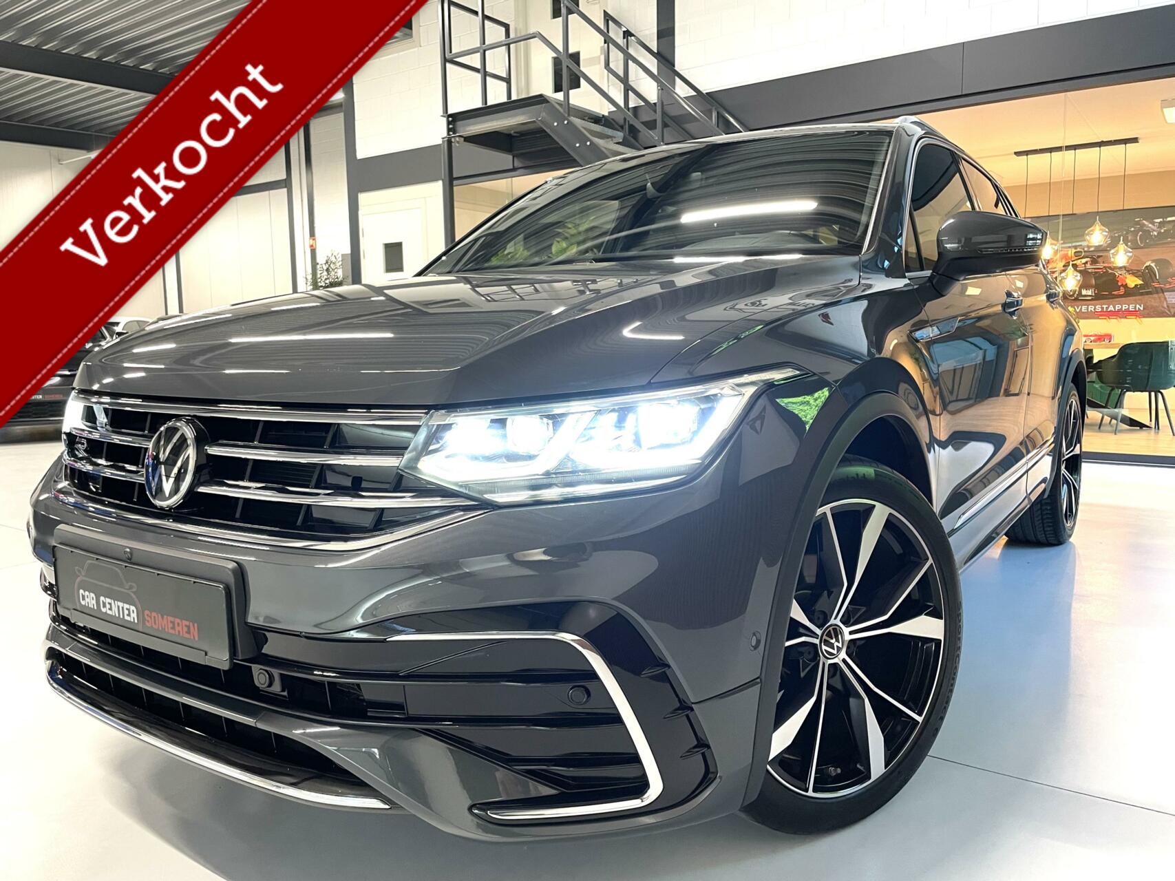 Volkswagen Tiguan 1.5 TSI 2x R-Line/ 360 Camera/ 20'Inch/ IQ LED/ HuD 2021 - voorkant