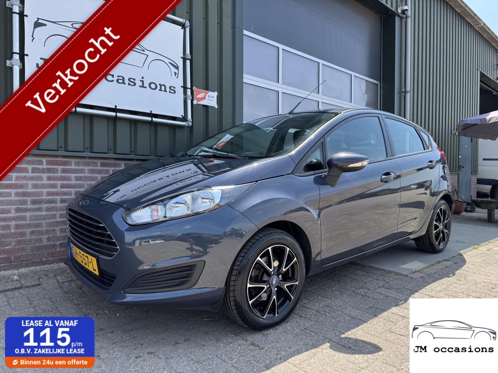 Ford Fiesta 1.0 Style|Airco|Navi|Lm velgen|nieuwe APK| 2015 - voorkant