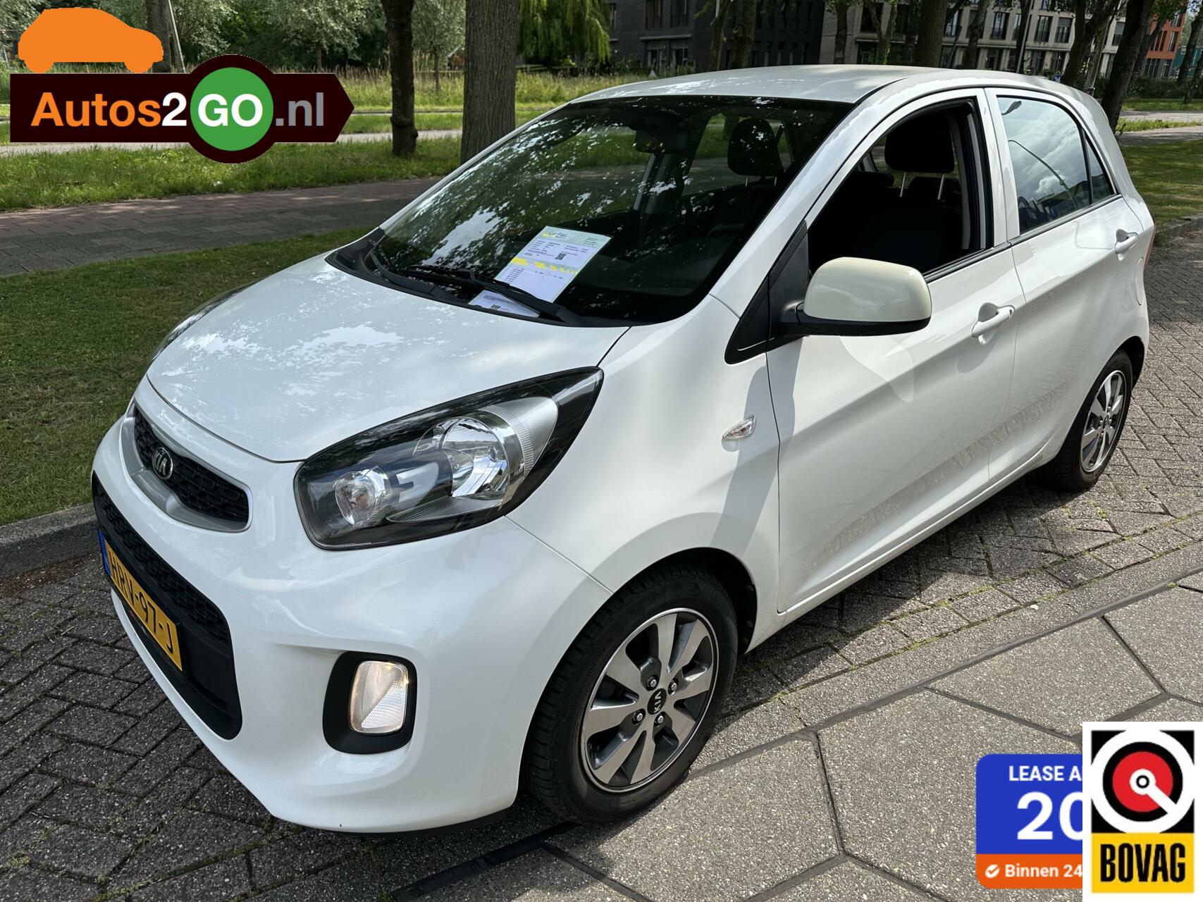 Kia Picanto 1.0 CVVT ComfortPlusLine Navigator I Automaat I Navi I Camera I Bluetooth I 2016 - voorkant