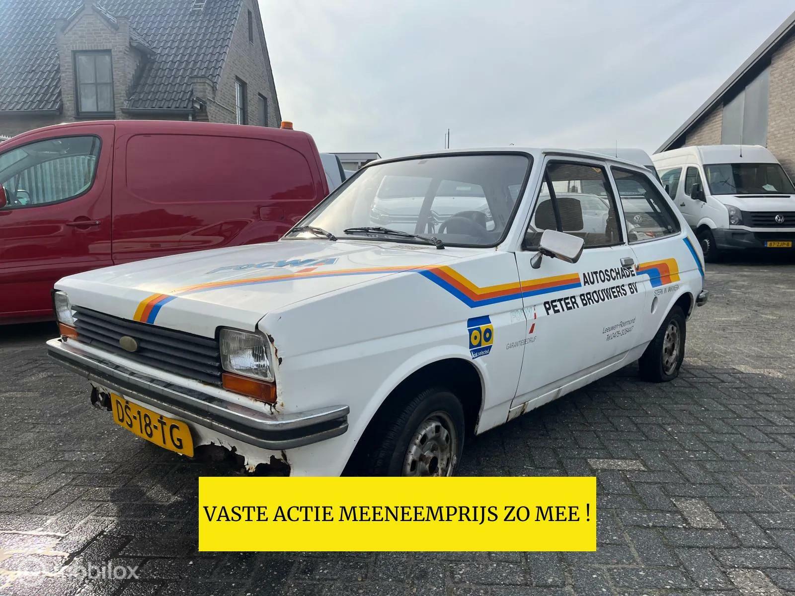 Ford Fiesta 1.1 L Bravo PRIJS IS INCL. BTW ! SCHUURVONDST ZIE OMSCHRIJVING !!!! 1979 - voorkant