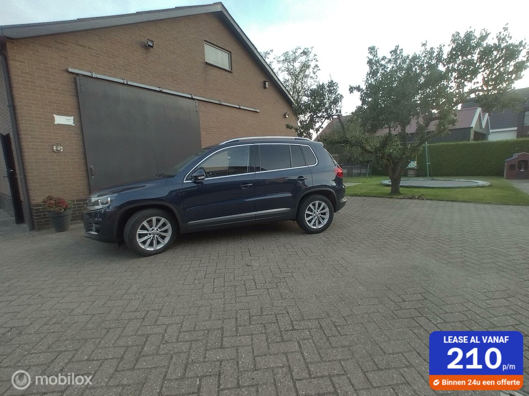 Volkswagen Tiguan 2.0 TDI bedrijfsauto/grijs kenteken 2016 - voorkant
