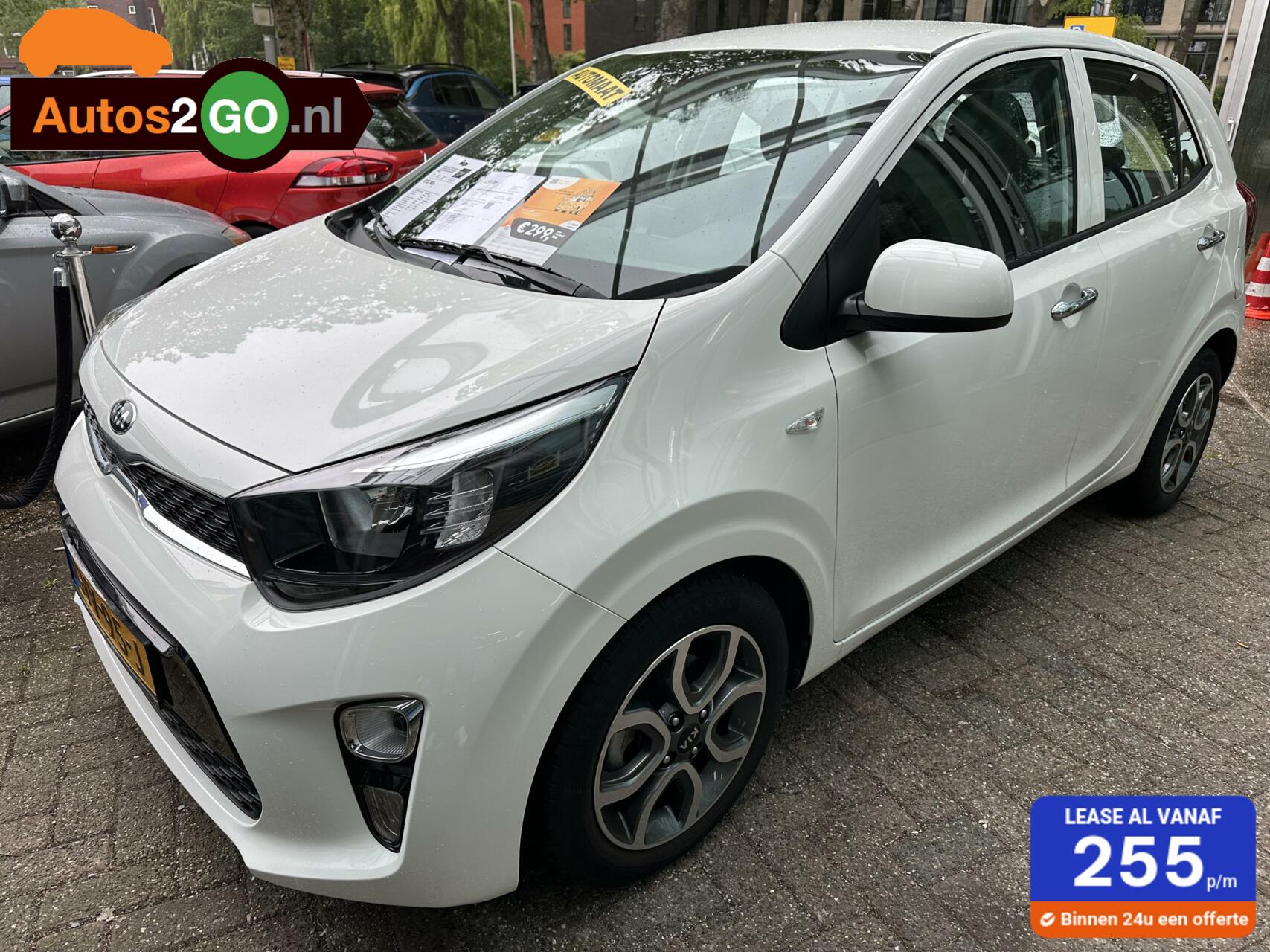 Kia Picanto 1.0 DPi DynamicLine I Automaat I Navi I Camera I AppleCarplay/androidAuto I rijklaar I 2021 - voorkant