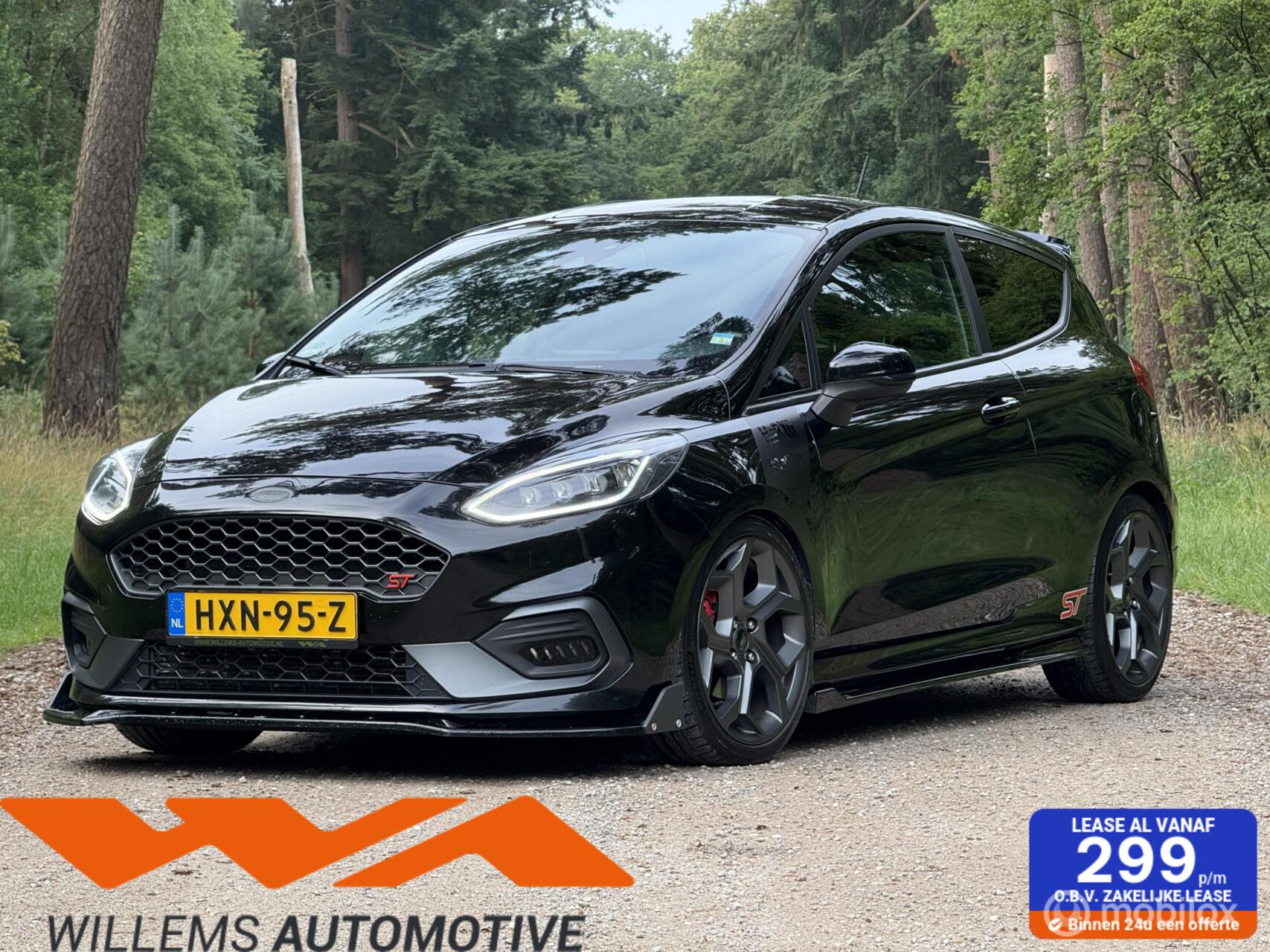 Ford Fiesta 1.5 EcoBoost ST-3 Maxton-Design - B&O - 18 inch 2018 - voorkant