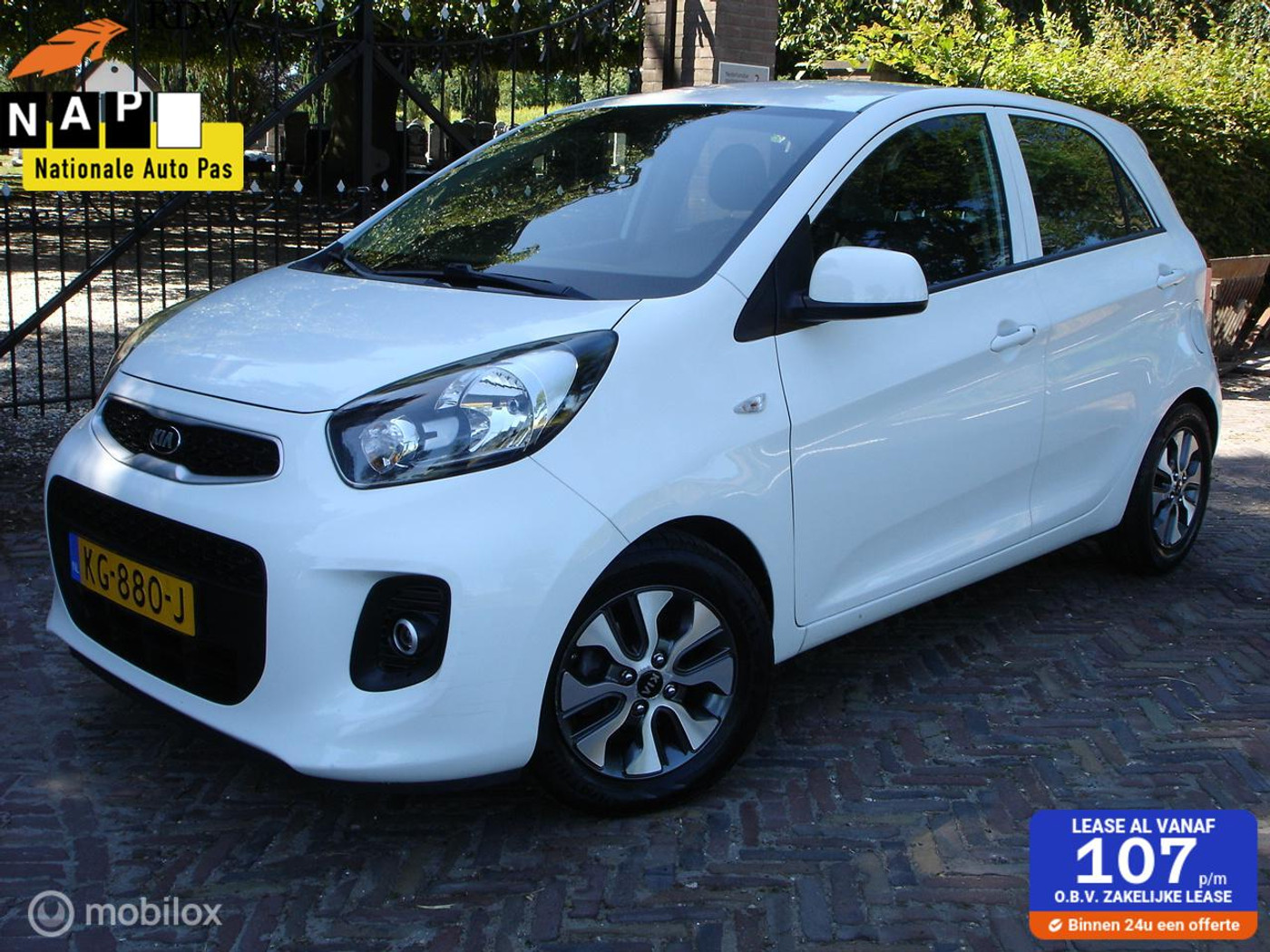 Kia Picanto 1.0 CVVT Economy Plus Line Navigator (Bj 2016') 2016 - voorkant