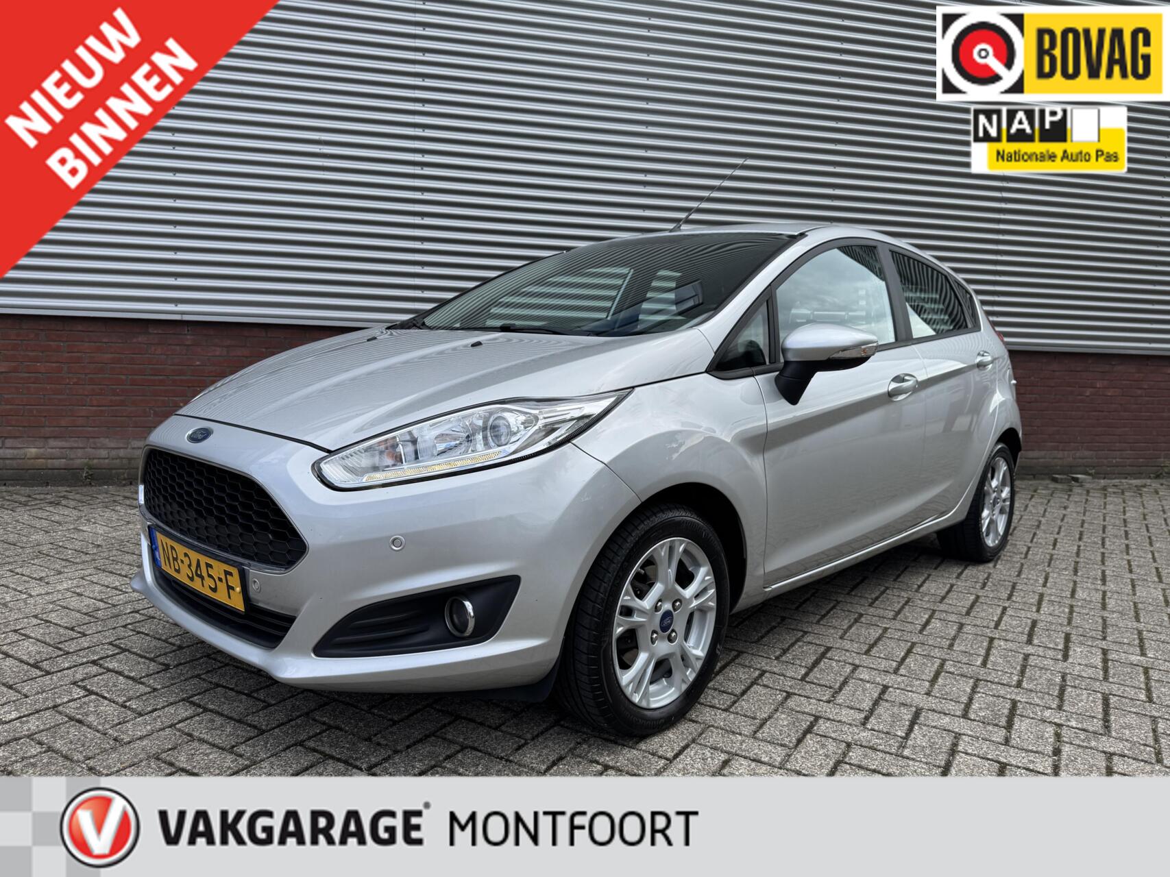 Ford Fiesta 1.0 Style Ultimate|Cruise|Airco|Parkeersensoren V+A|Navi|Bluetooth| 2017 - voorkant