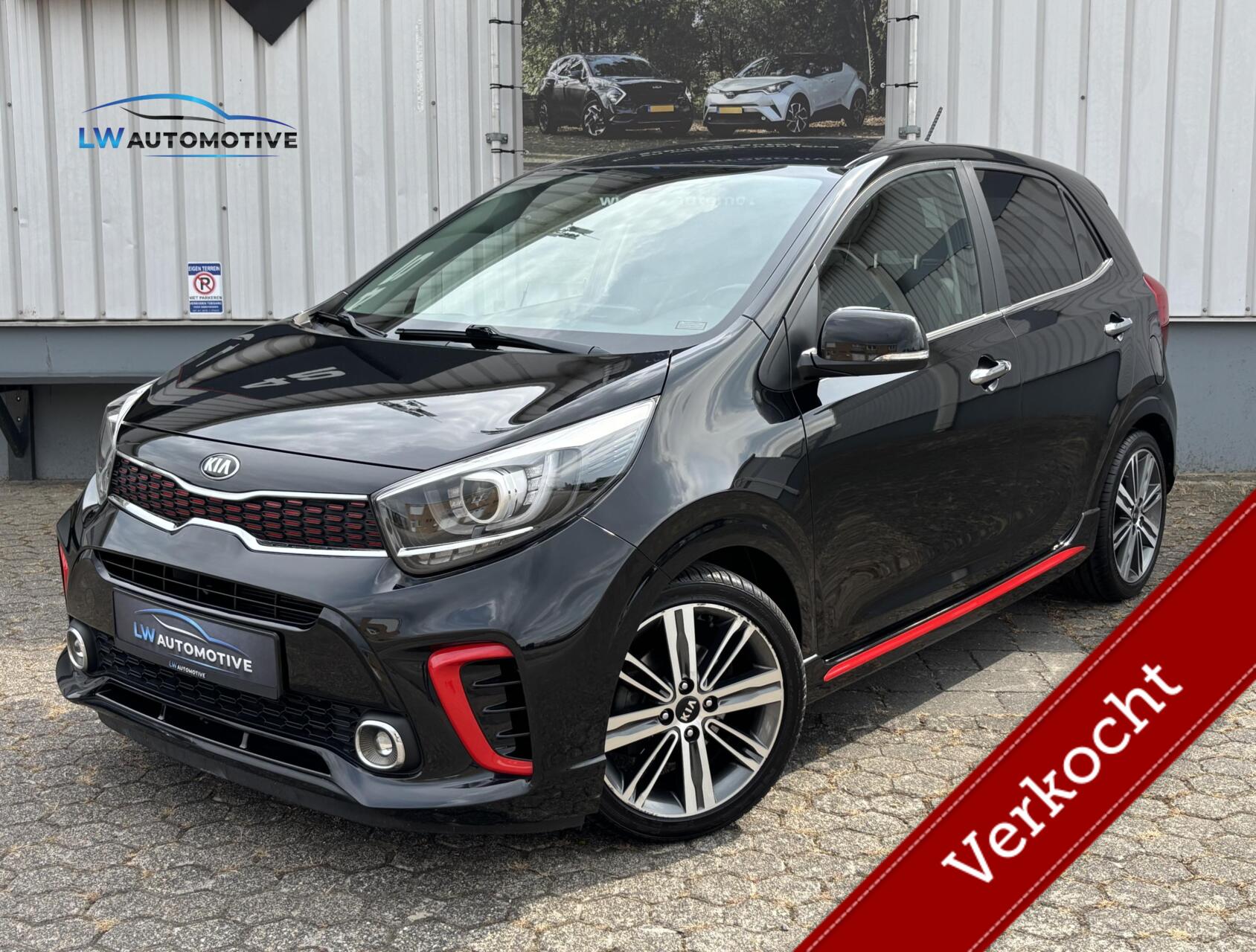 Kia Picanto 1.2 CVVT GT-Line | Leder | Navi | Cruise | Stoel+stuurverw. 2017 - voorkant