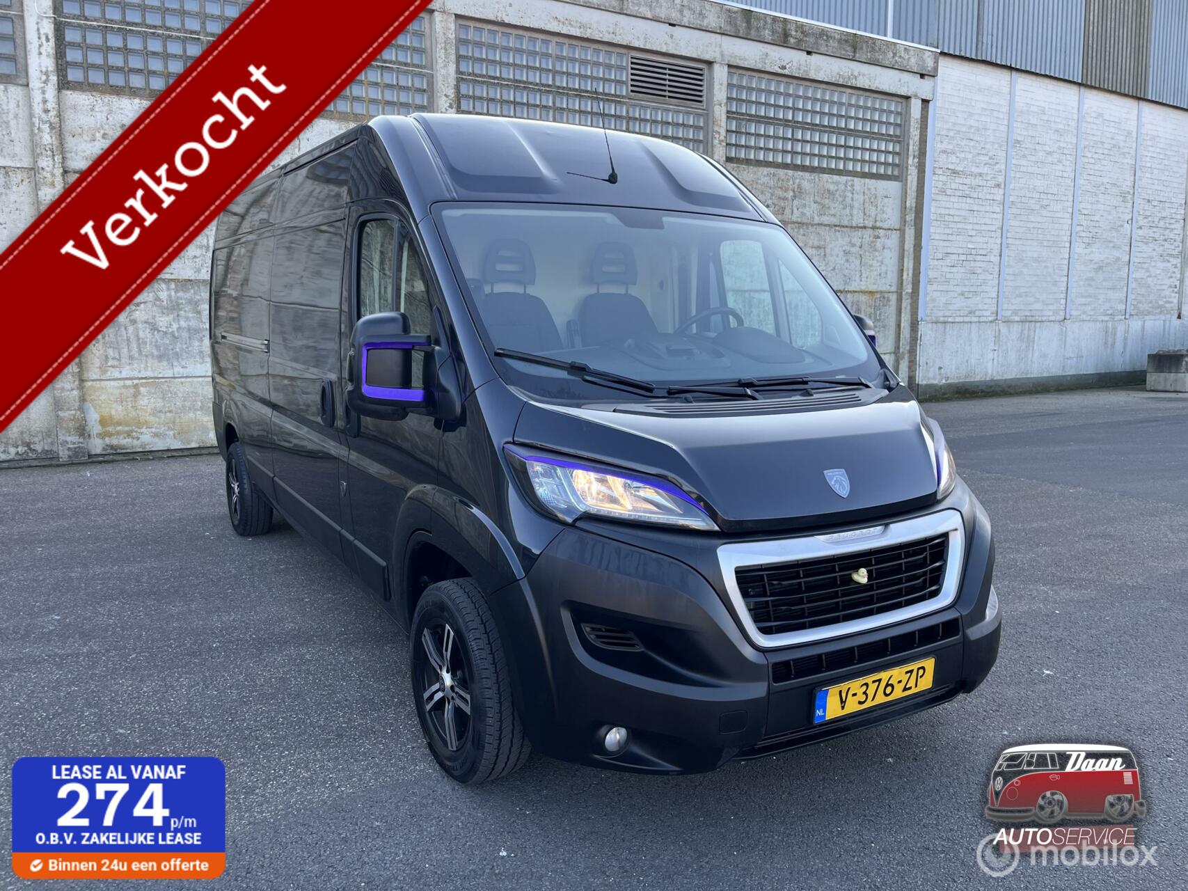 Peugeot Boxer Bestel 333 2.0 131 PK BlueHDI L3H2 Pro airco trekhaak 2019 - voorkant