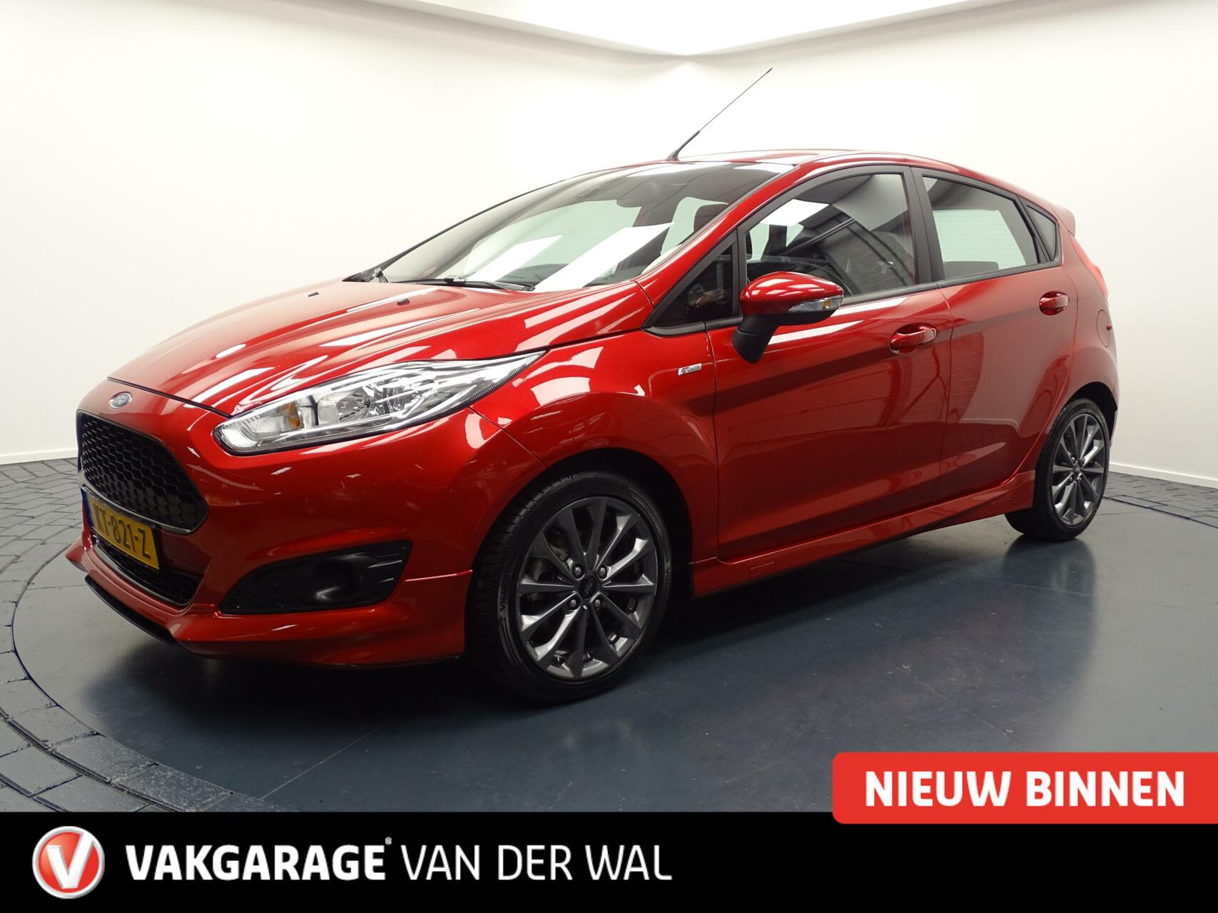Ford Fiesta 1.0i ST-Line Navigatie-Cr.contr-Clima-Parkeersensoren-Lm16''velgen 2016 - voorkant