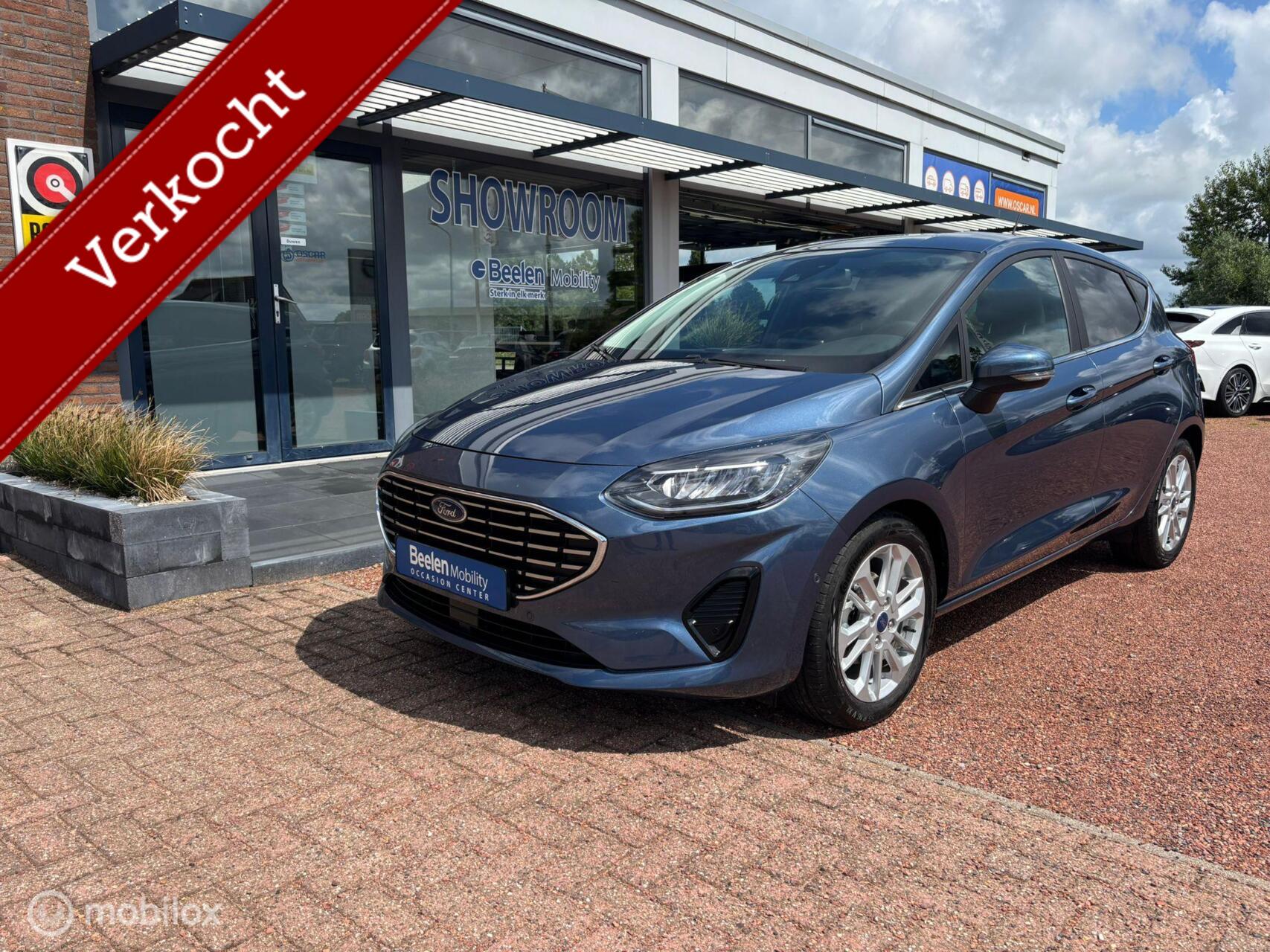 Ford Fiesta 1.0 EcoBoost  ST-Line X | Voorruit + Stoel + Stuur verwarm 2022 - voorkant