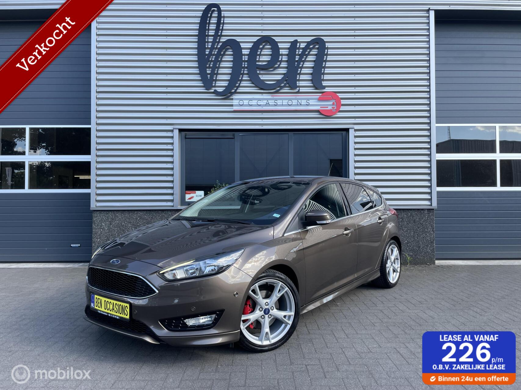 Ford Focus 1.5 ST-Line Titanium 2e Eig BOMVOLL TOP!! 2017 - voorkant