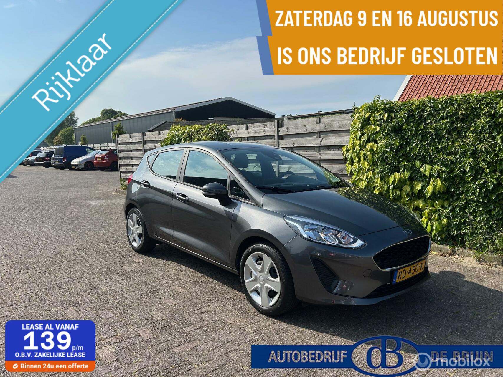 Ford Fiesta 1.1 Trend Navigatie 63 kw 2017 - voorkant