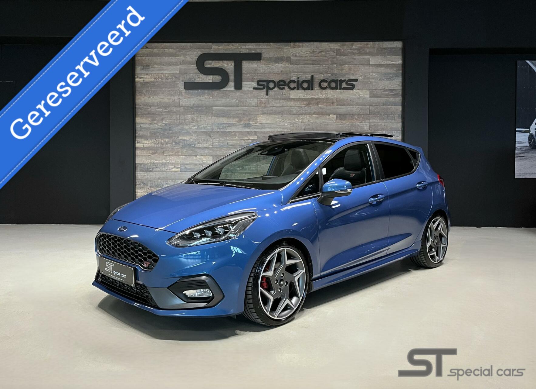 Ford Fiesta 1.5 EcoBoost ST-3|Pano|Launch|Revo Stage 1 2019 - voorkant