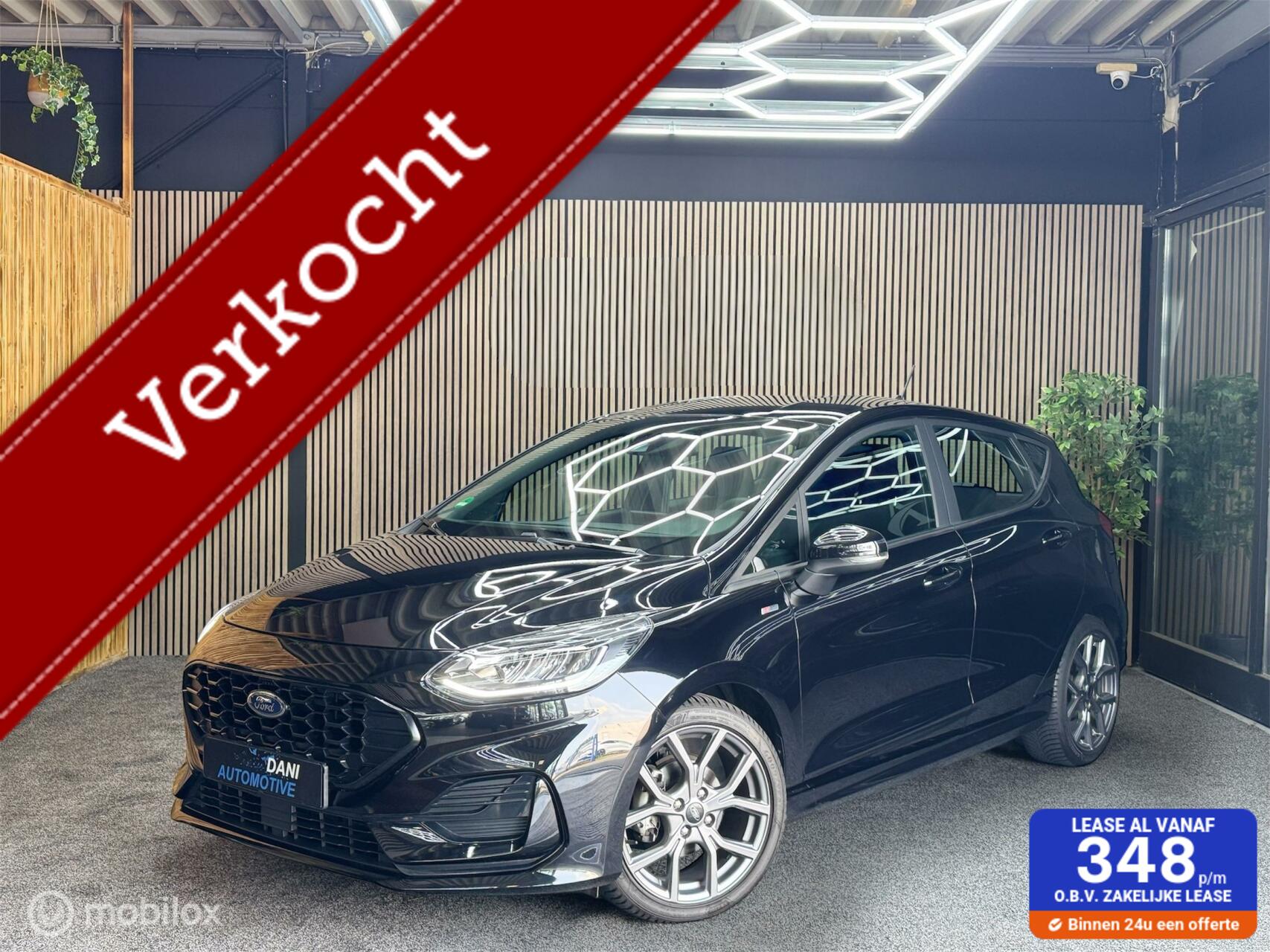 Ford Fiesta 1.0 EcoBoost Hybrid ST-line 125 PK | Winterpak 2023 - voorkant