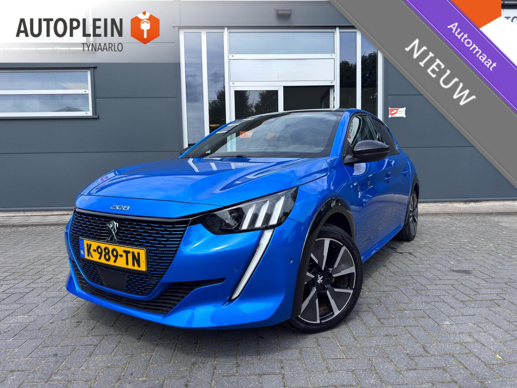 Peugeot 208 EV GT Pack 50 kWh 350 Carplay|LED|Adaptive Cruise|Stoelverwarming|NAP|Keyless|Camera|VOL 2021 - voorkant