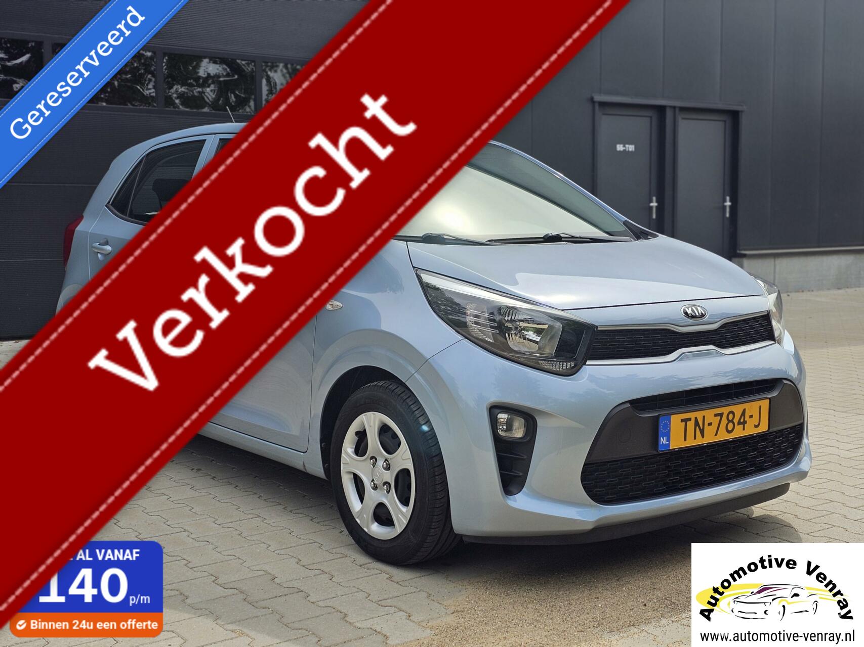 Kia Picanto 1.0 CVVT EconomyPlusLine Nw model 51.137 km 2017 - voorkant