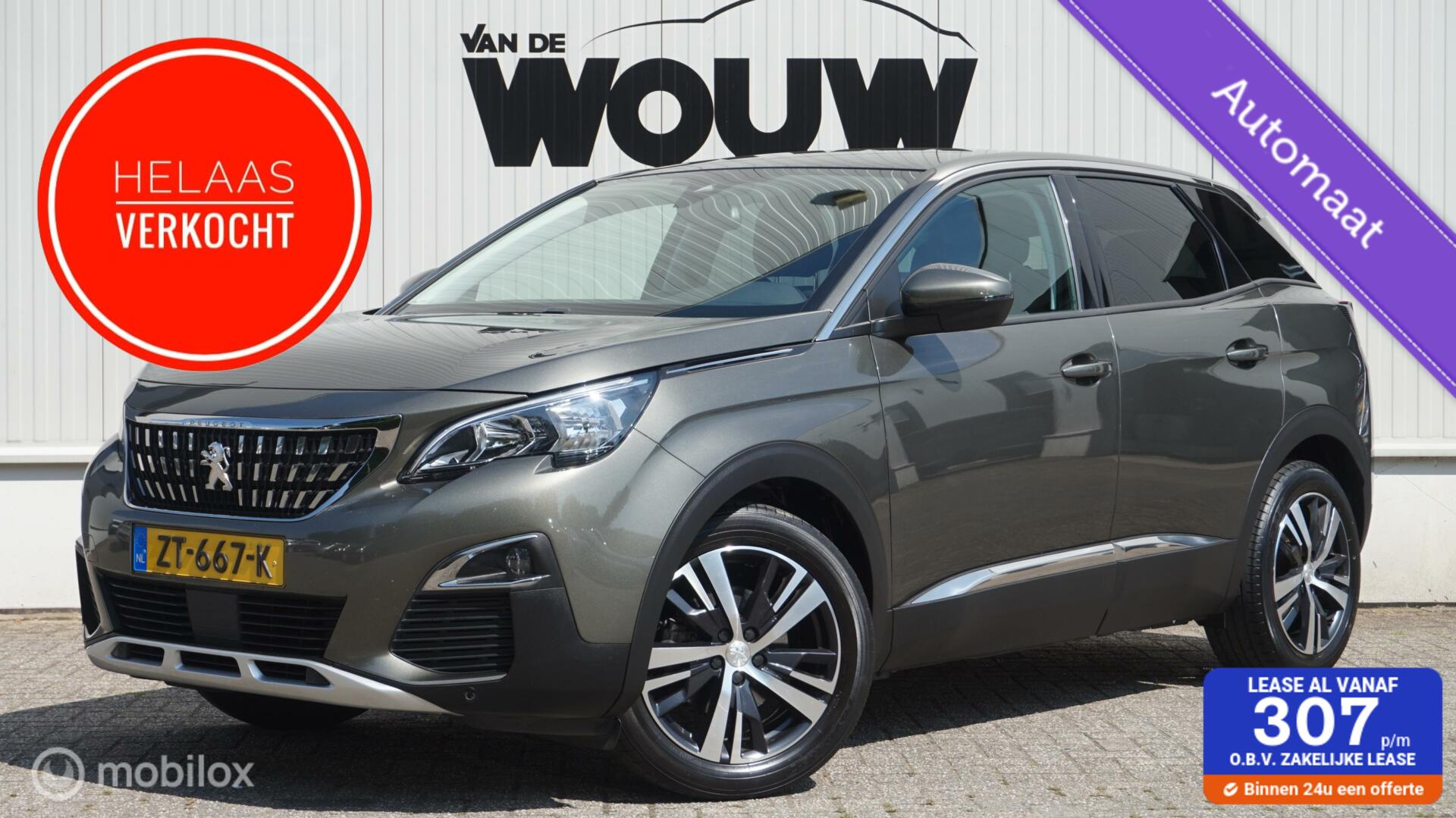 Peugeot 3008 1.2 PureTech Automaat | Navigatie | Afn. Trekhaak | Camera |  PDC V+A 2019 - voorkant