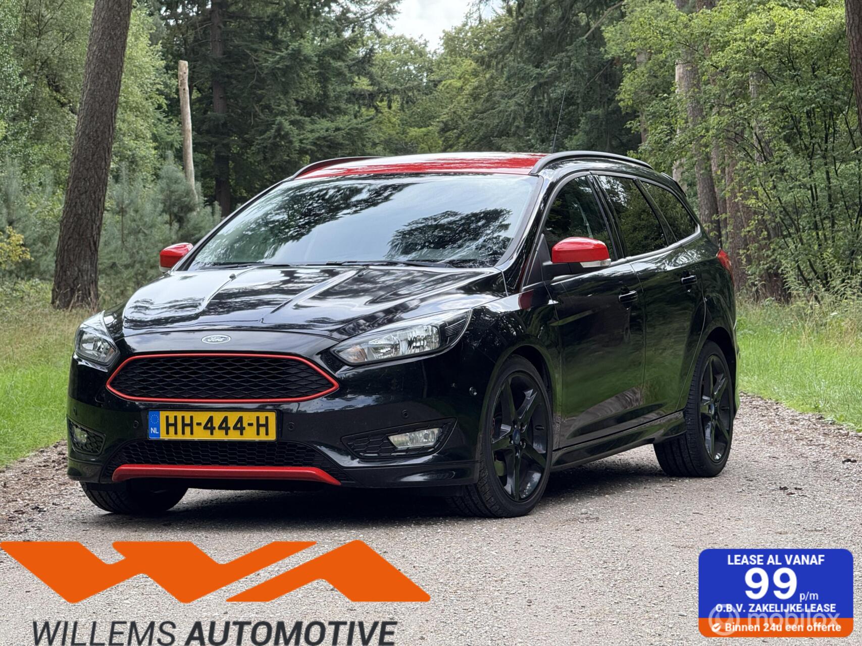 Ford Focus 1.5 Black Edition - Trekhaak - Cruise 2015 - voorkant