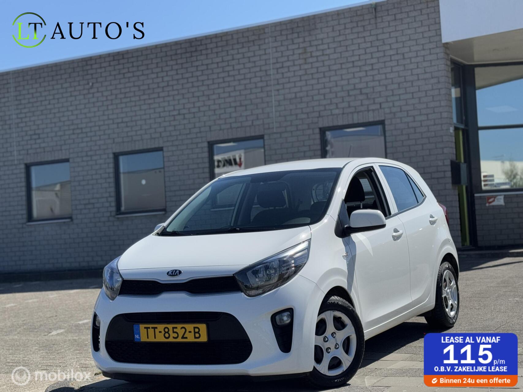 Kia Picanto 1.0 CVVT EconomyPlusLine|Airco Bluetooth APK NAP 2018 - voorkant