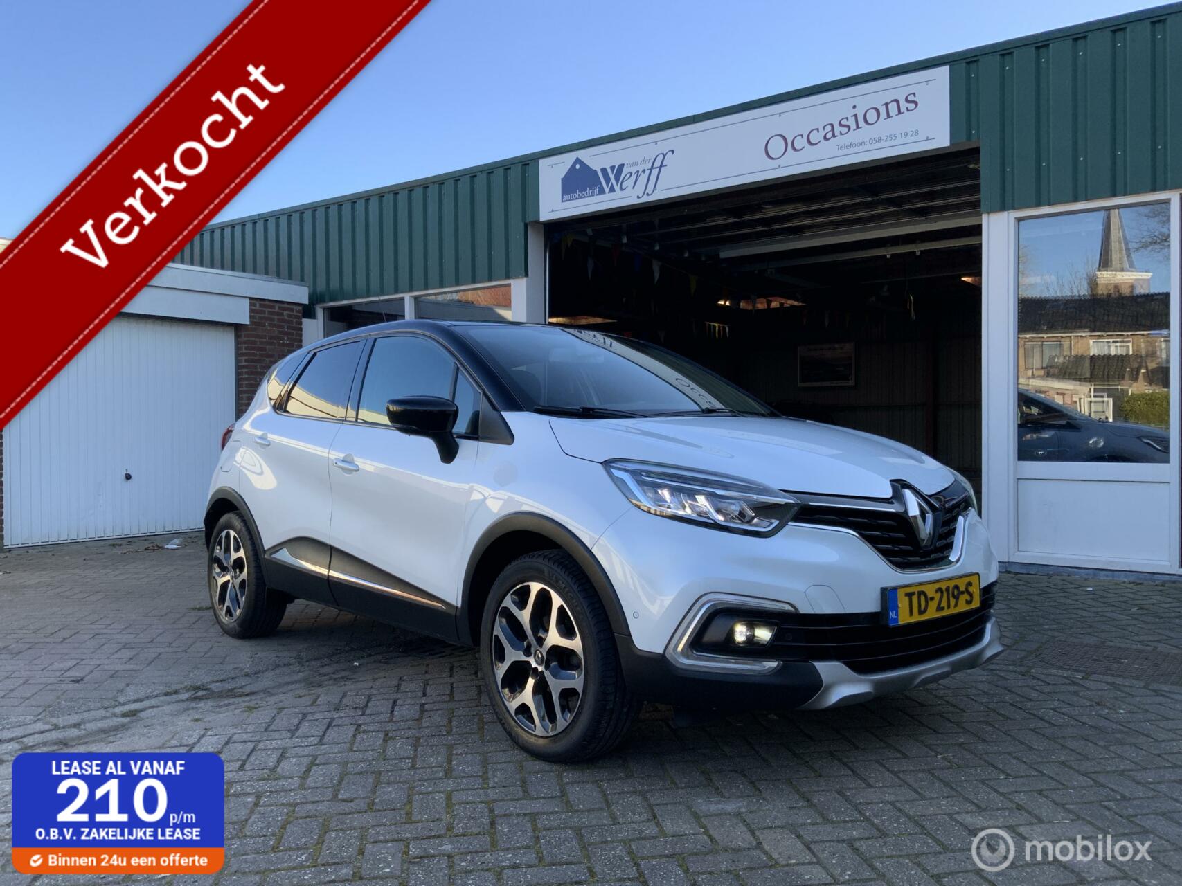 Renault Captur 0.9 TCe Intens,NAV.,CRUISE,CAMERA,KEY LESS,TREKHAAK,DODE HOEK. 2018 - voorkant