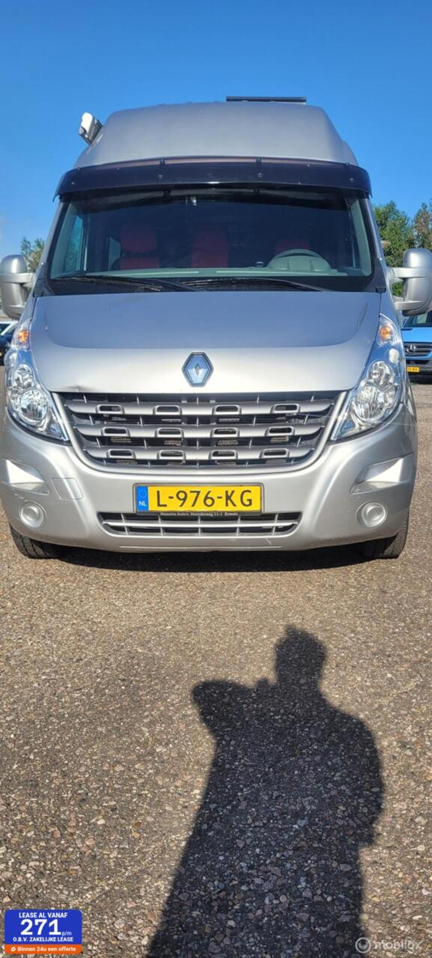 Renault Master Camper 104.000 KM 2,3 DCI 2012 - voorkant