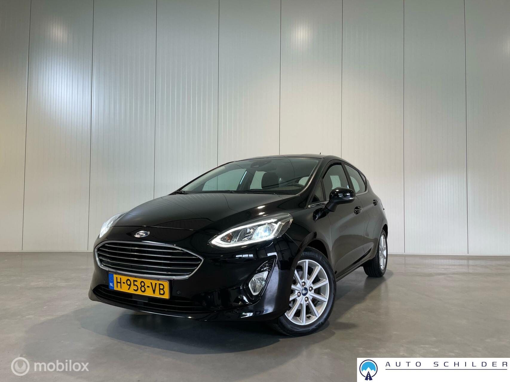 Ford Fiesta 1.0 EcoBoost Titanium, Navi|NL auto|Airco|Carplay|1e eigenaar|Cruise.|6 versn. 2020 - voorkant