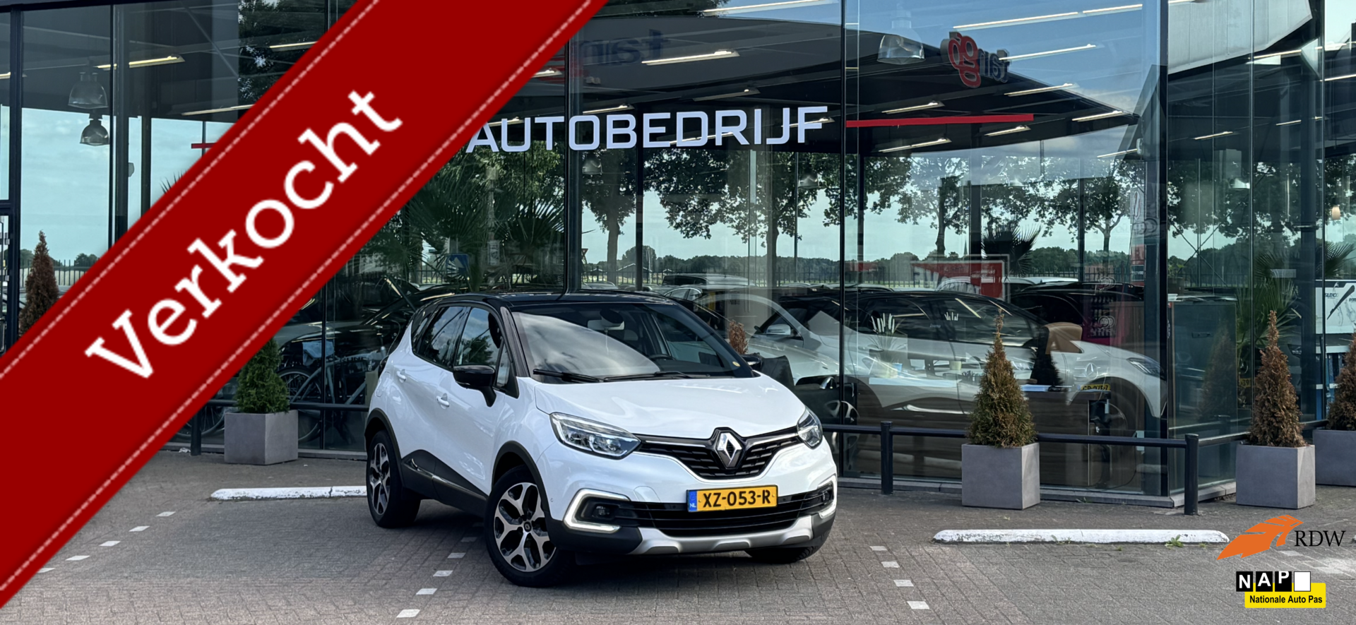 Renault Captur 0.9 TCe Intens Two Tone Clima Camera Navi NAP 2019 - voorkant