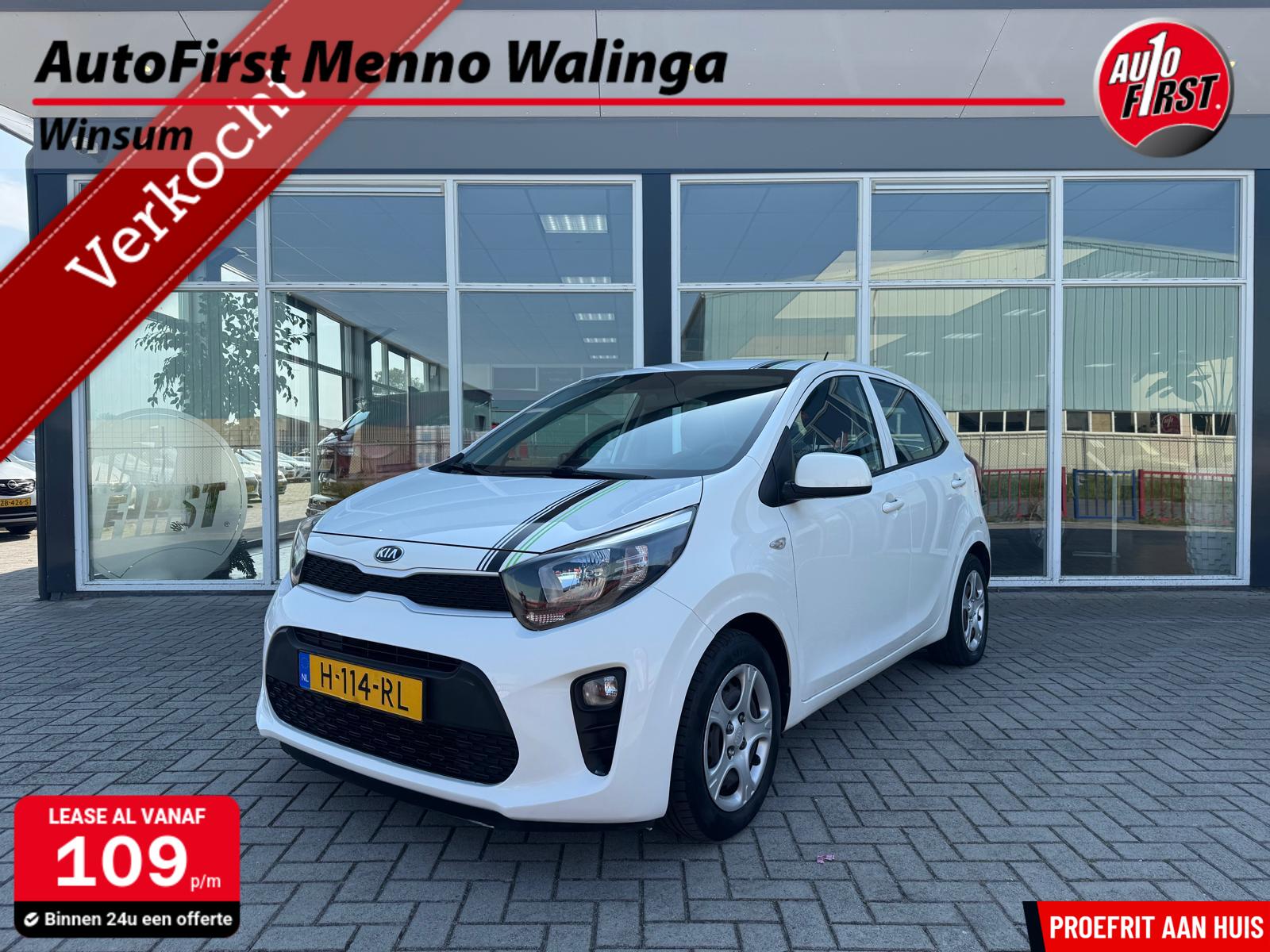 Kia Picanto 1.0 MPi ComfortLine|Airco|Bluetooth|Elektrische ramen| 2020 - voorkant