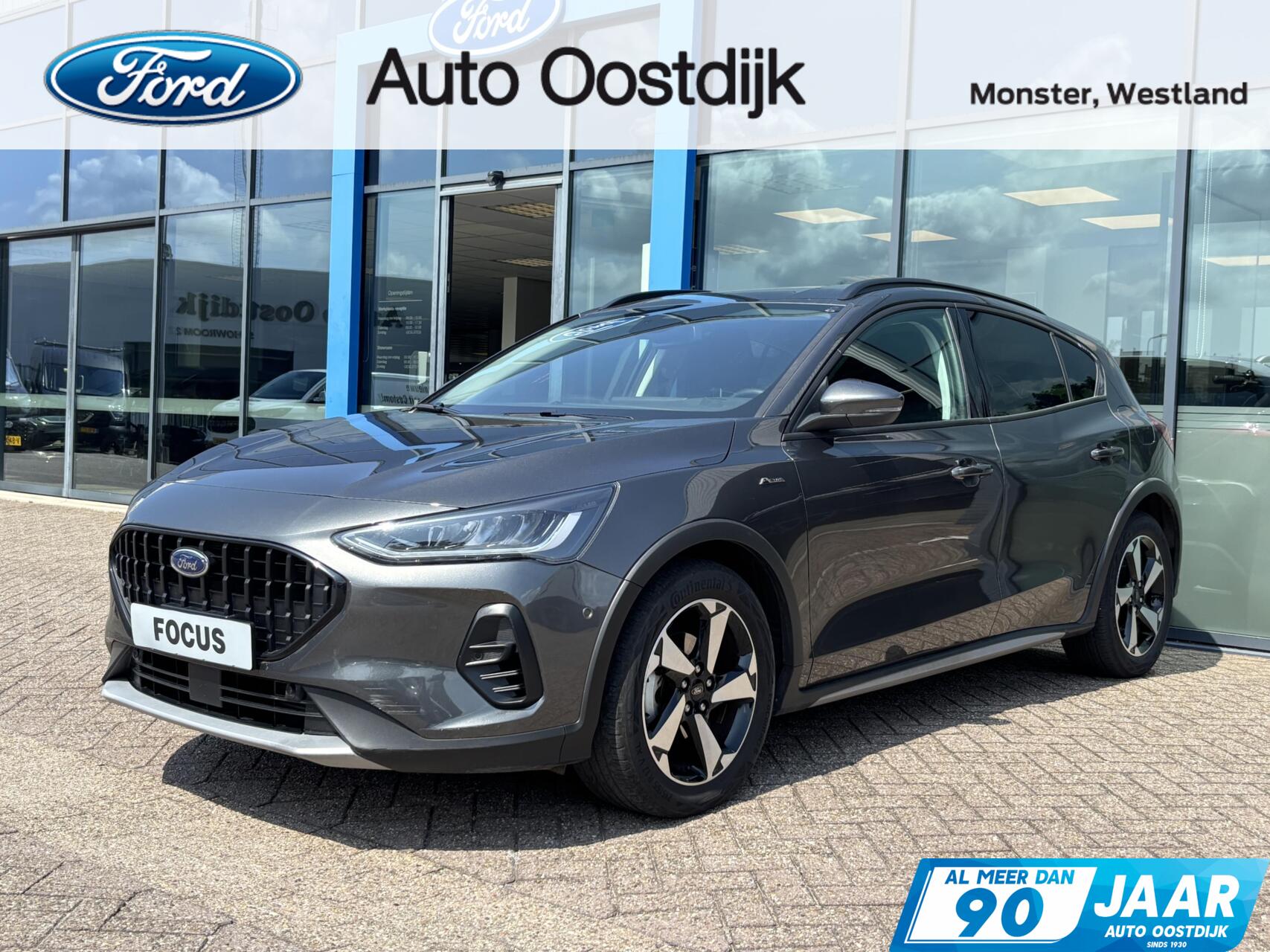 Ford Focus 1.0 EcoBoost Hybrid Active 155PK Automaat SYNC 4 Groot Scherm Camera Adaptieve Cruise Voorverwarming Blind-Spot B&O Climate Navi *1500KG Trekgewicht* 2024 - voorkant