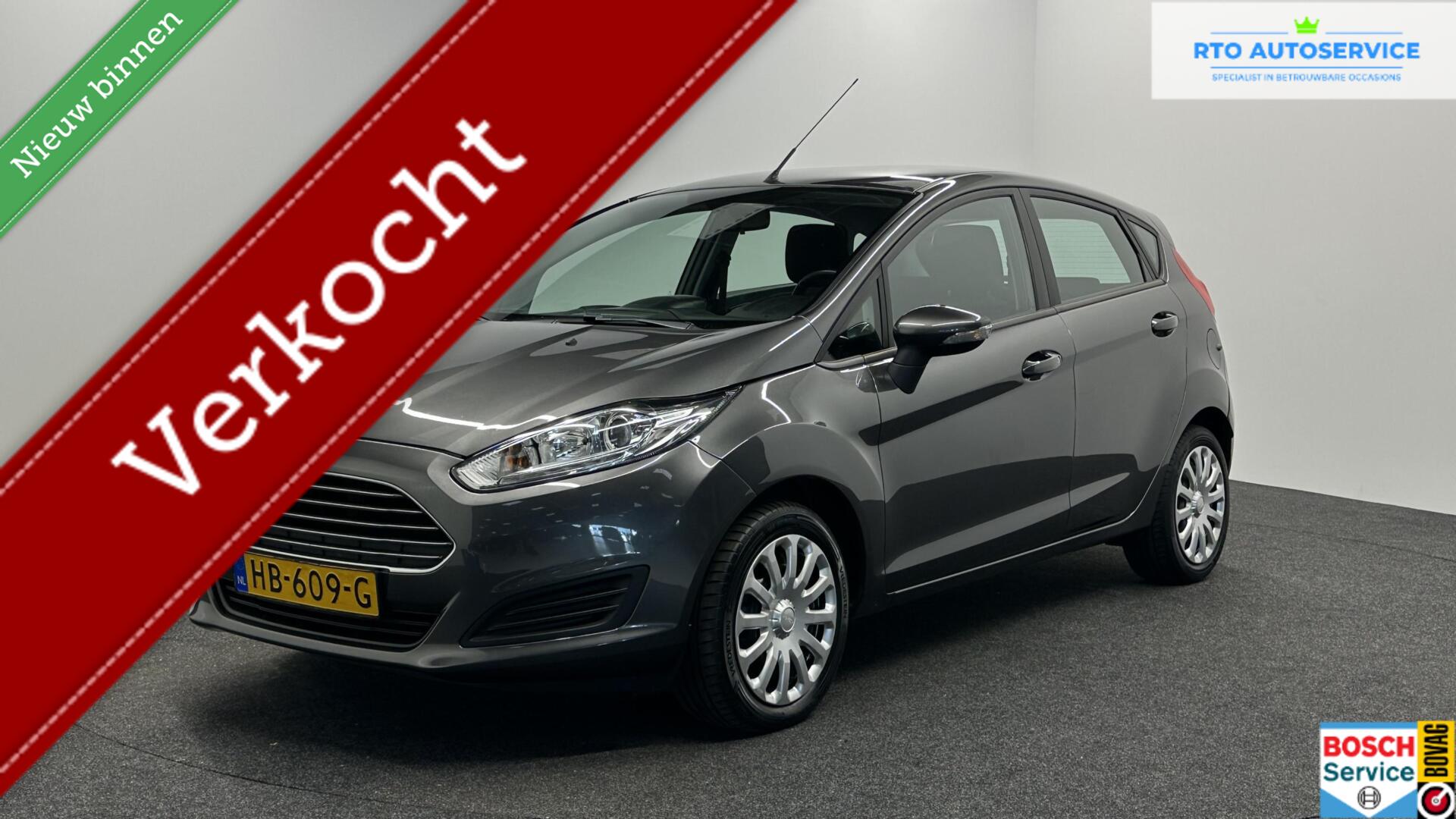 Ford Fiesta 1.0 Style|Airco|Trekhaak|Navi|Nette auto| 2015 - voorkant