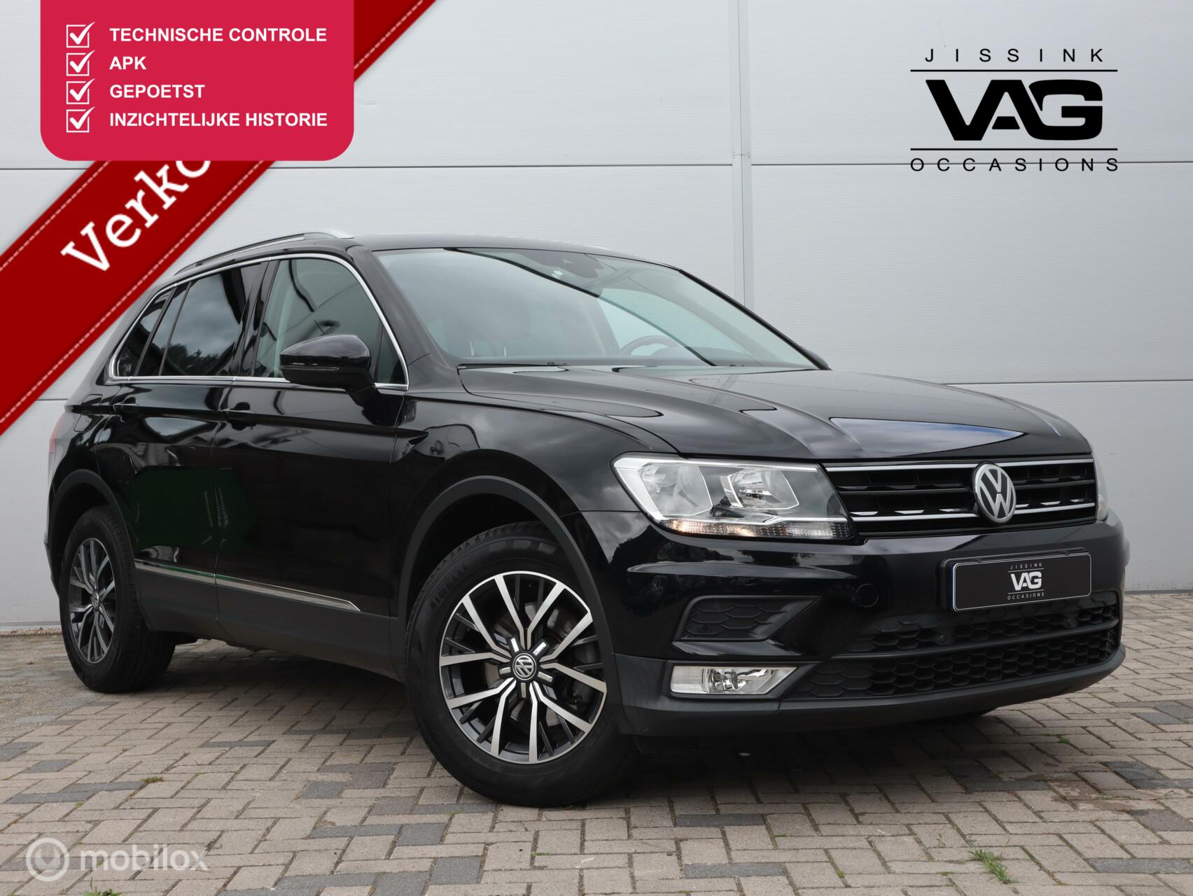 Volkswagen Tiguan 1.4 TSI Comfortline Automaat Trekhaak Camera 2017 - voorkant