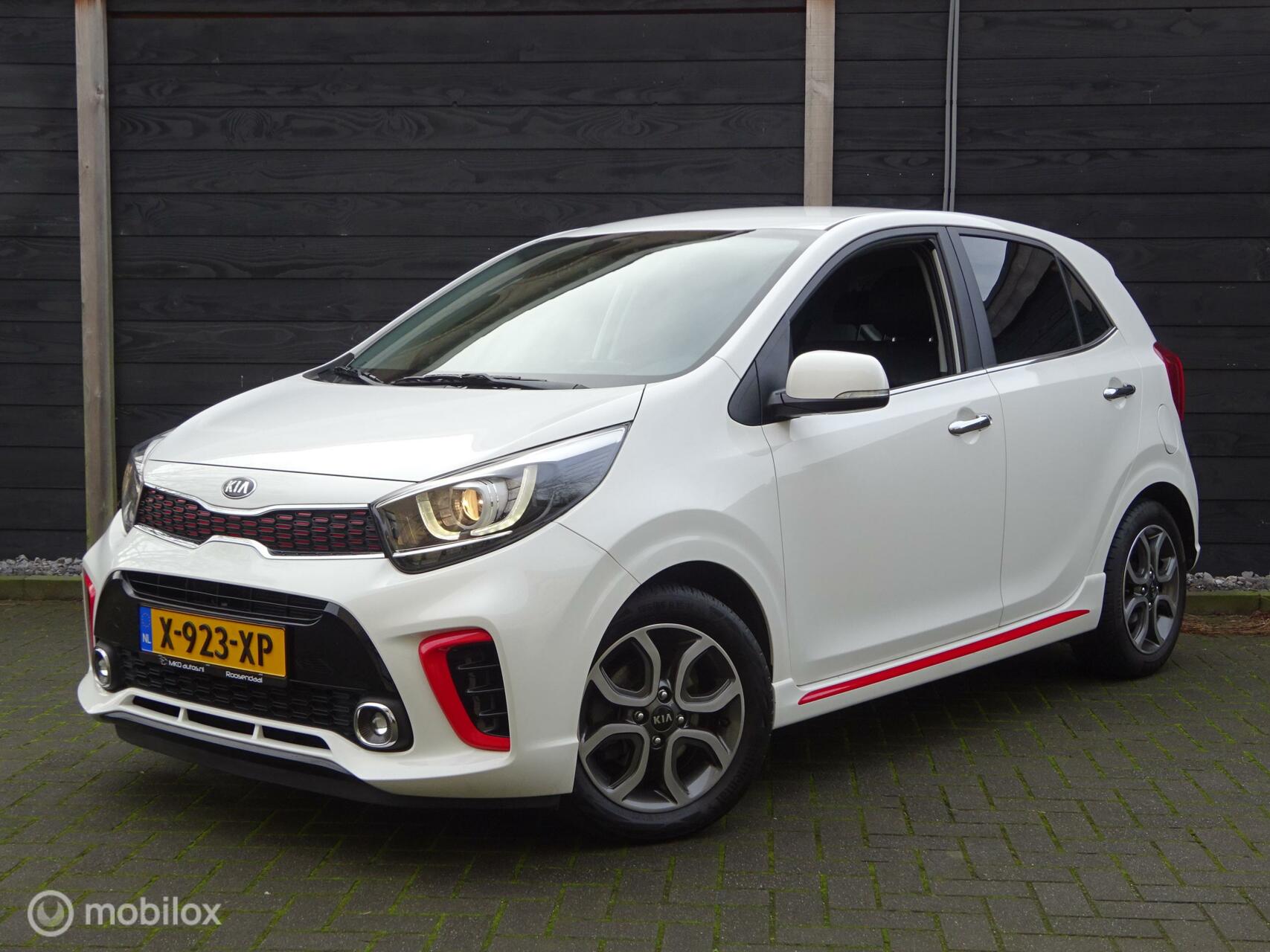Kia Picanto 1.0 GT-Line FM nav / Clima / LM / Leder / camera / 43.850 KM 2e eig. 2019 - voorkant