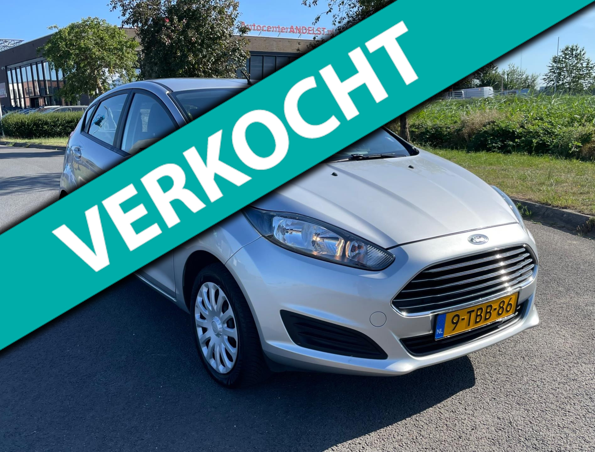 Ford Fiesta 1.0 Style, 5drs, Navi, Bluetooth, Airco, Geen import, Nap! 2014 - voorkant