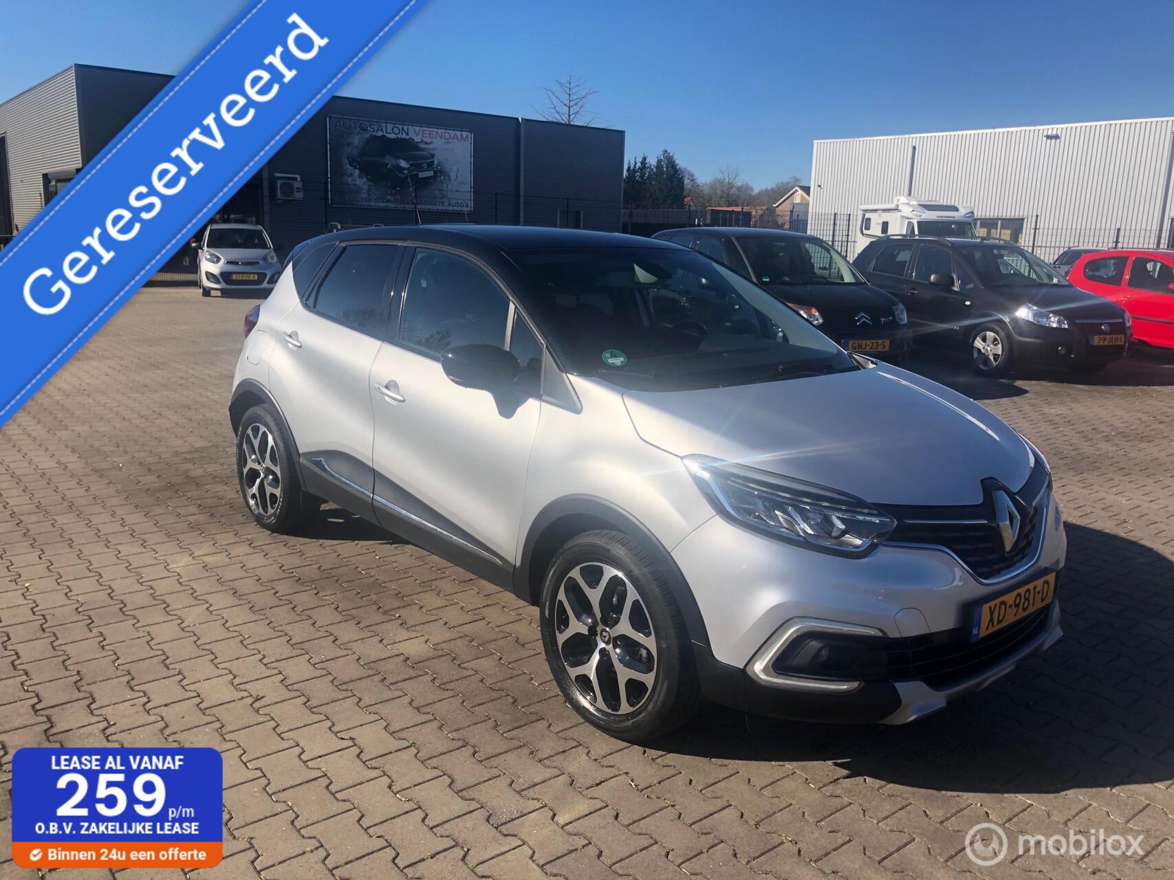 Renault Captur 1.2 TCe AUTOMAAT NAVI LED CRUISE ...61691 KM 2018 - voorkant