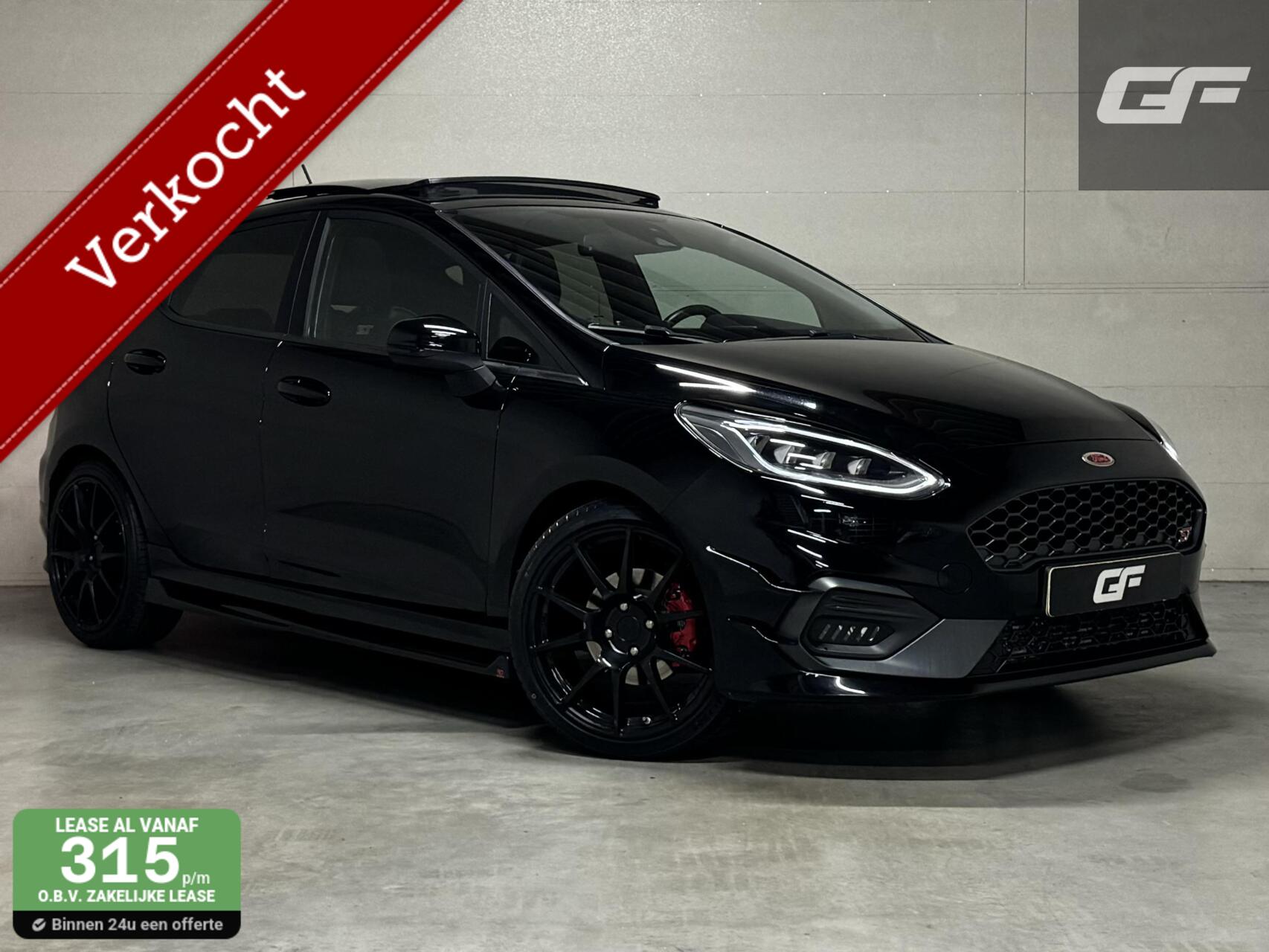 Ford Fiesta 1.5 EcoBoost ST-3 Performance Milltek Revo Maxton Pano B&O Recaro 2019 - voorkant